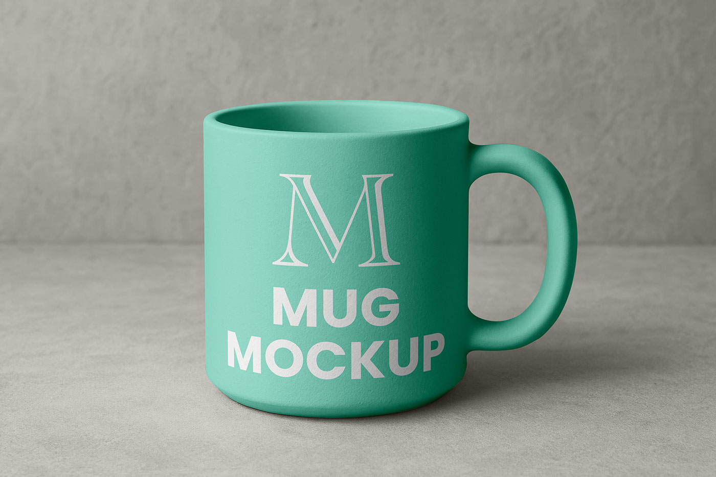 Free Ceramic Mug Studio Shot Mockup PSD Template