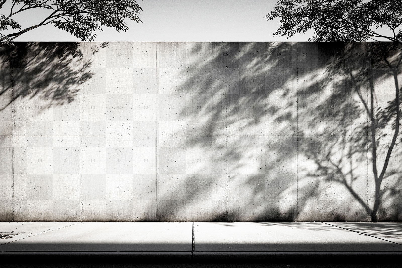 Free Concrete Wall Branding Mockup PSD Template