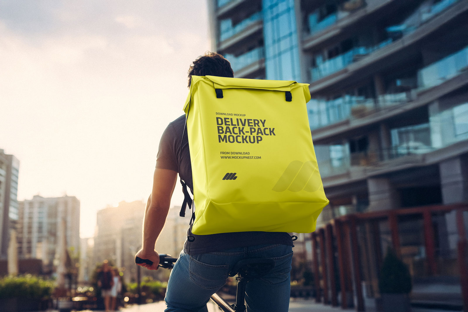Free Delivery Bag Mockup PSD Template