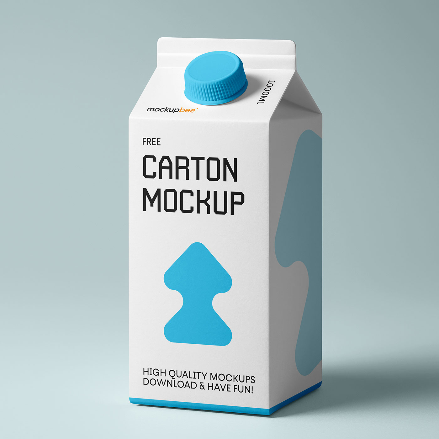 Free Drink Carton Mockup PSD Template