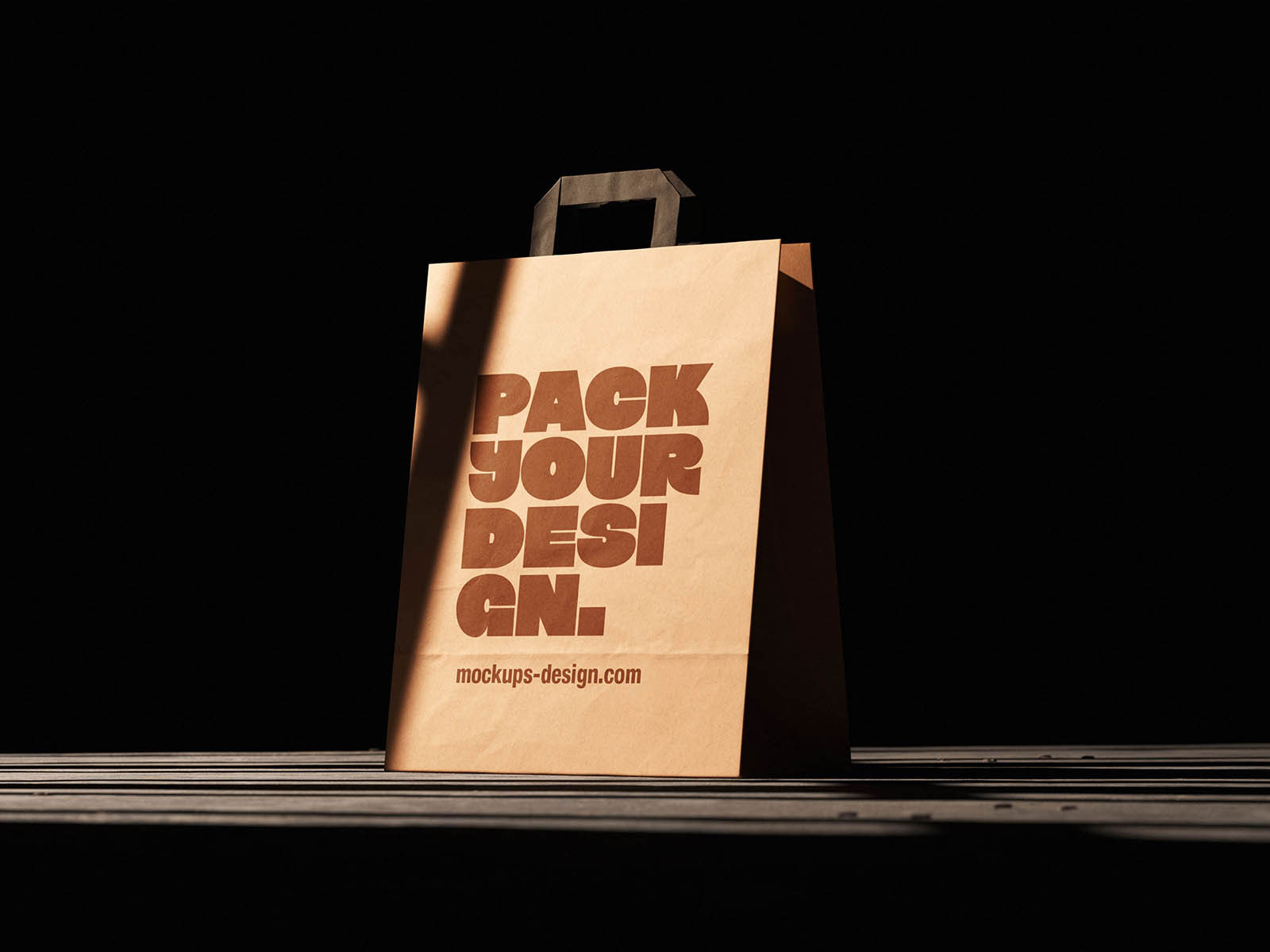 Free Eco Friendly Paper Bag Mockup PSD Template