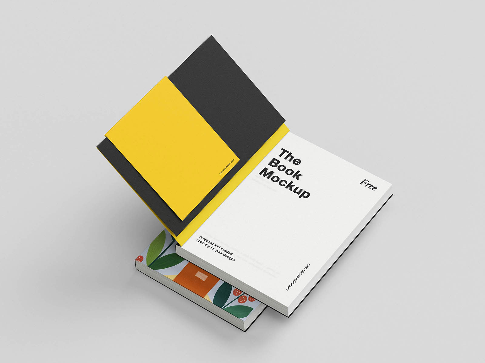 Free Elegant Belly Band Book Mockup PSD Template