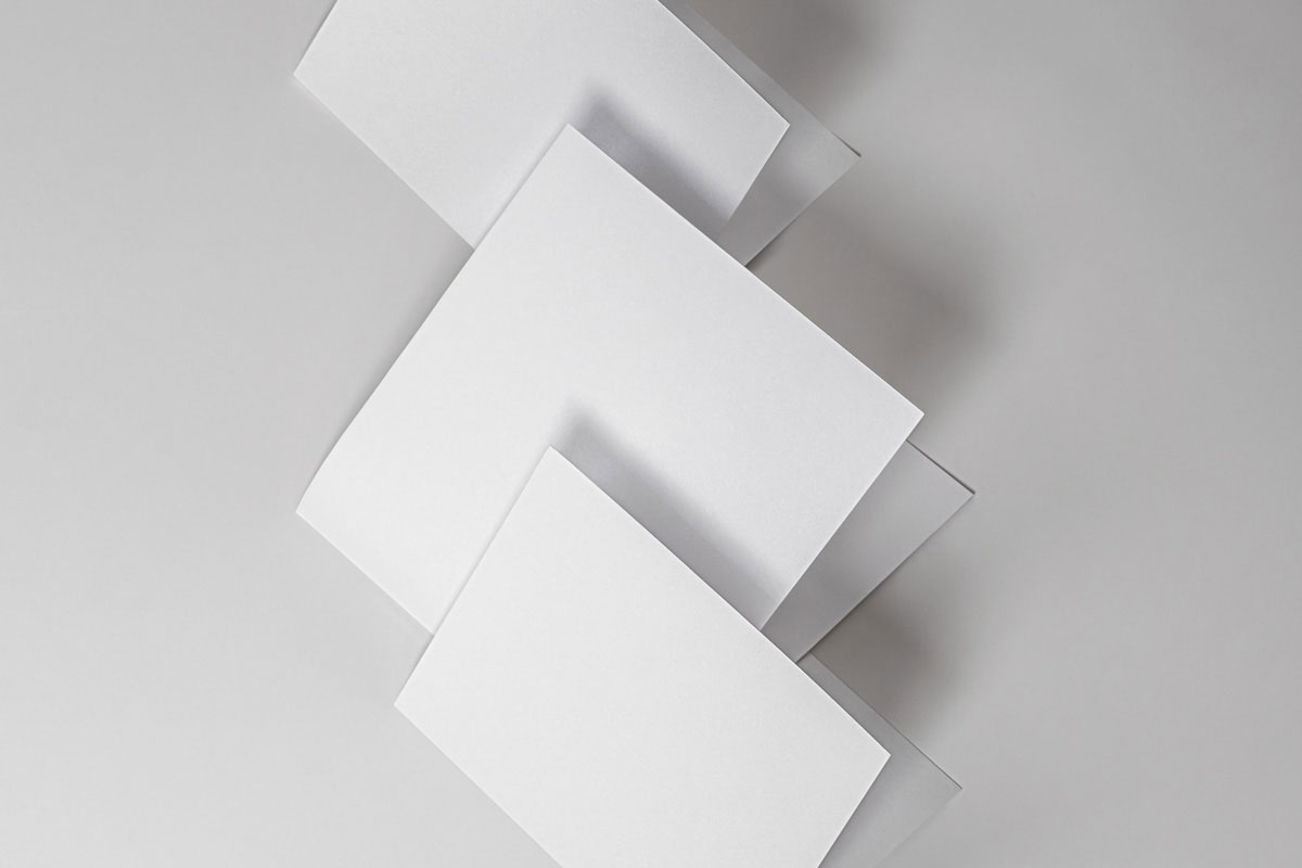 Free Half Fold Brochure Stationery Mockup PSD Template