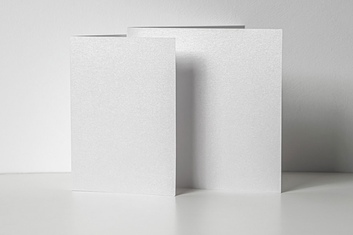 Free Half Fold Invitation Cards Mockup PSD Template