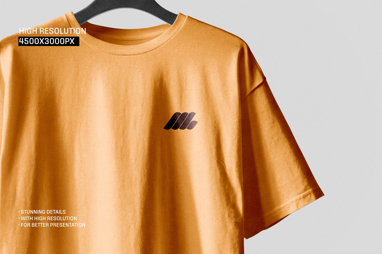 Free Hanging Oversized T-Shirt Mockup PSD Template