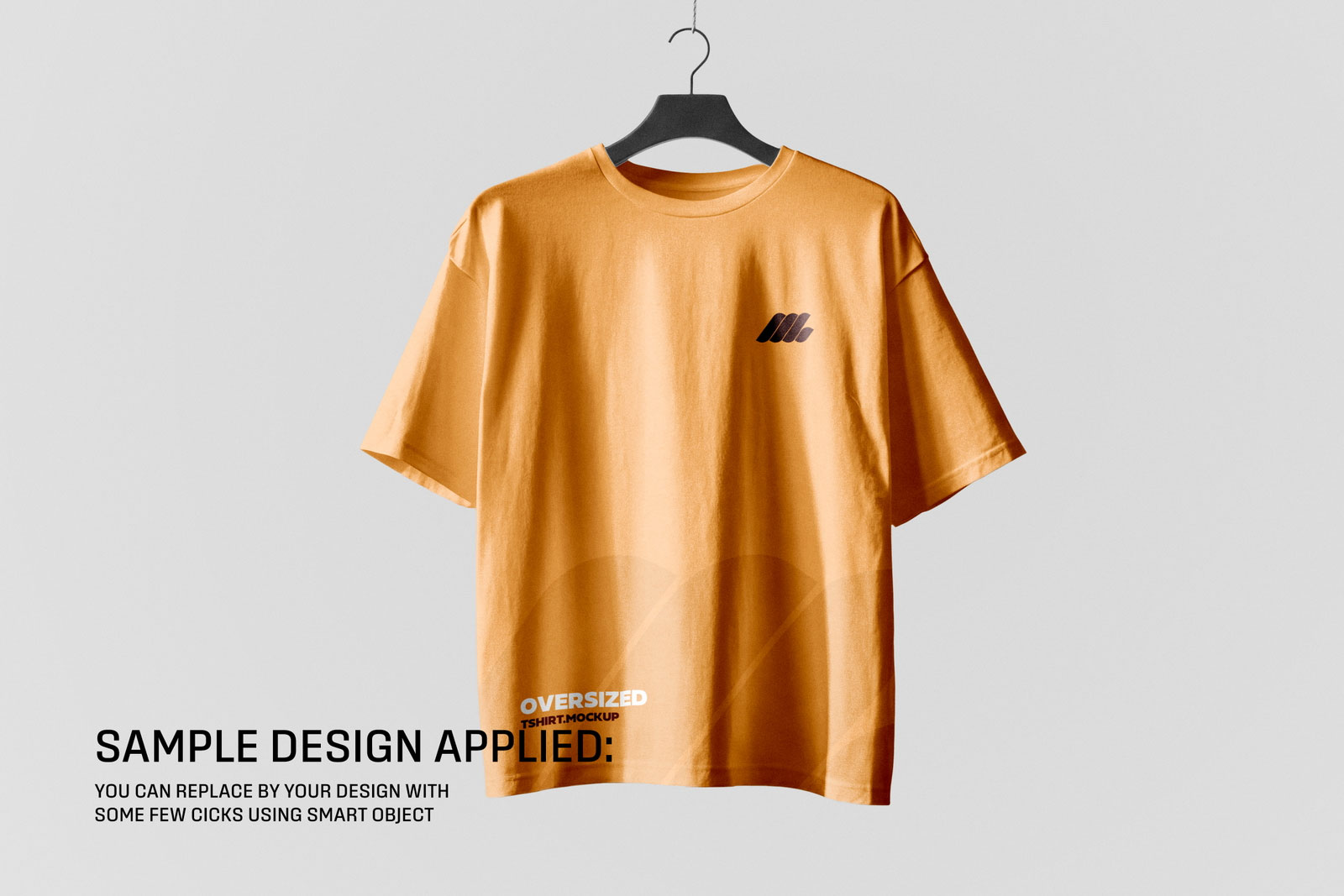 Free Hanging Oversized T-Shirt Mockup PSD Template