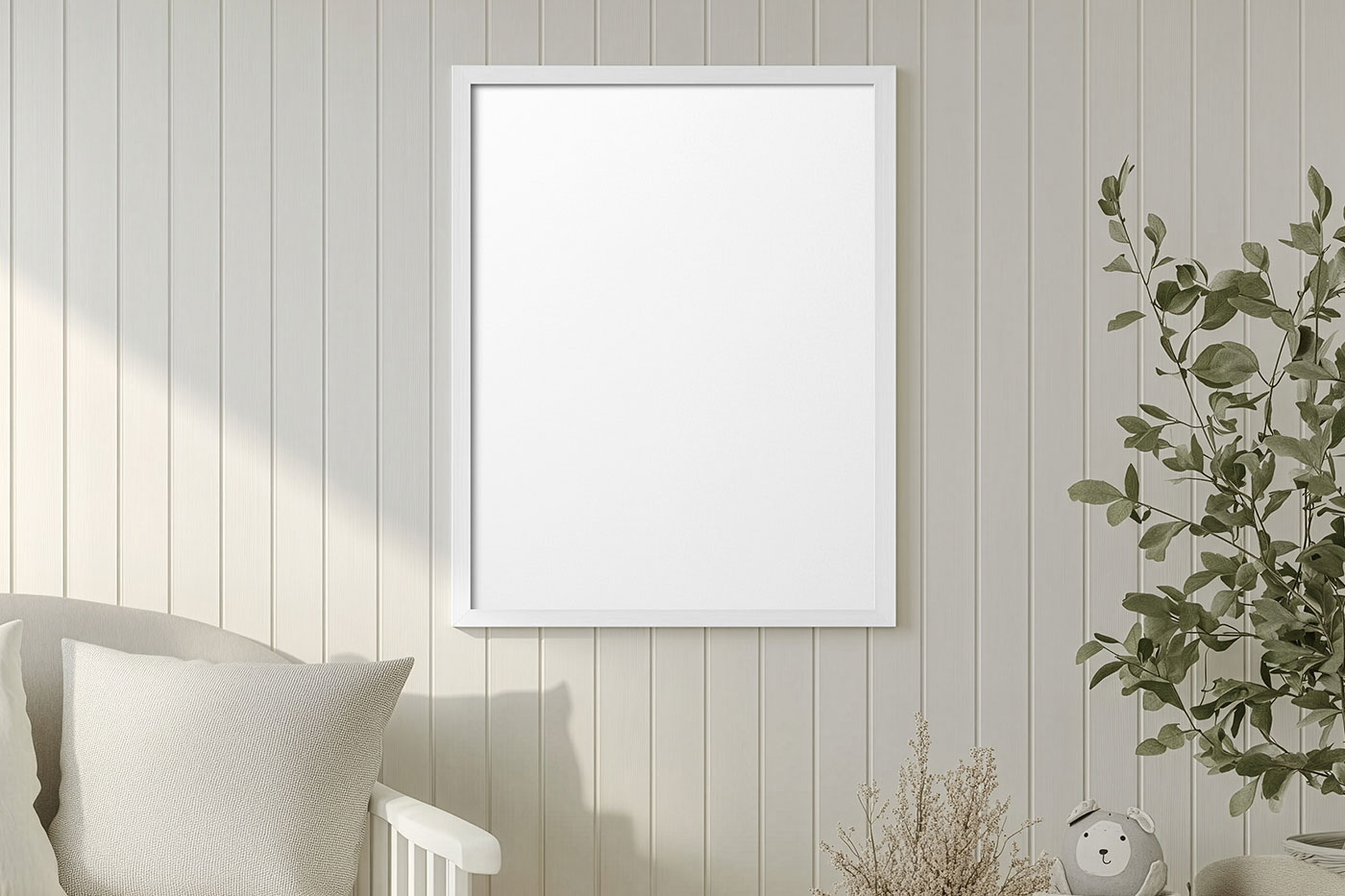 Free Interior Poster Mockup PSD Template