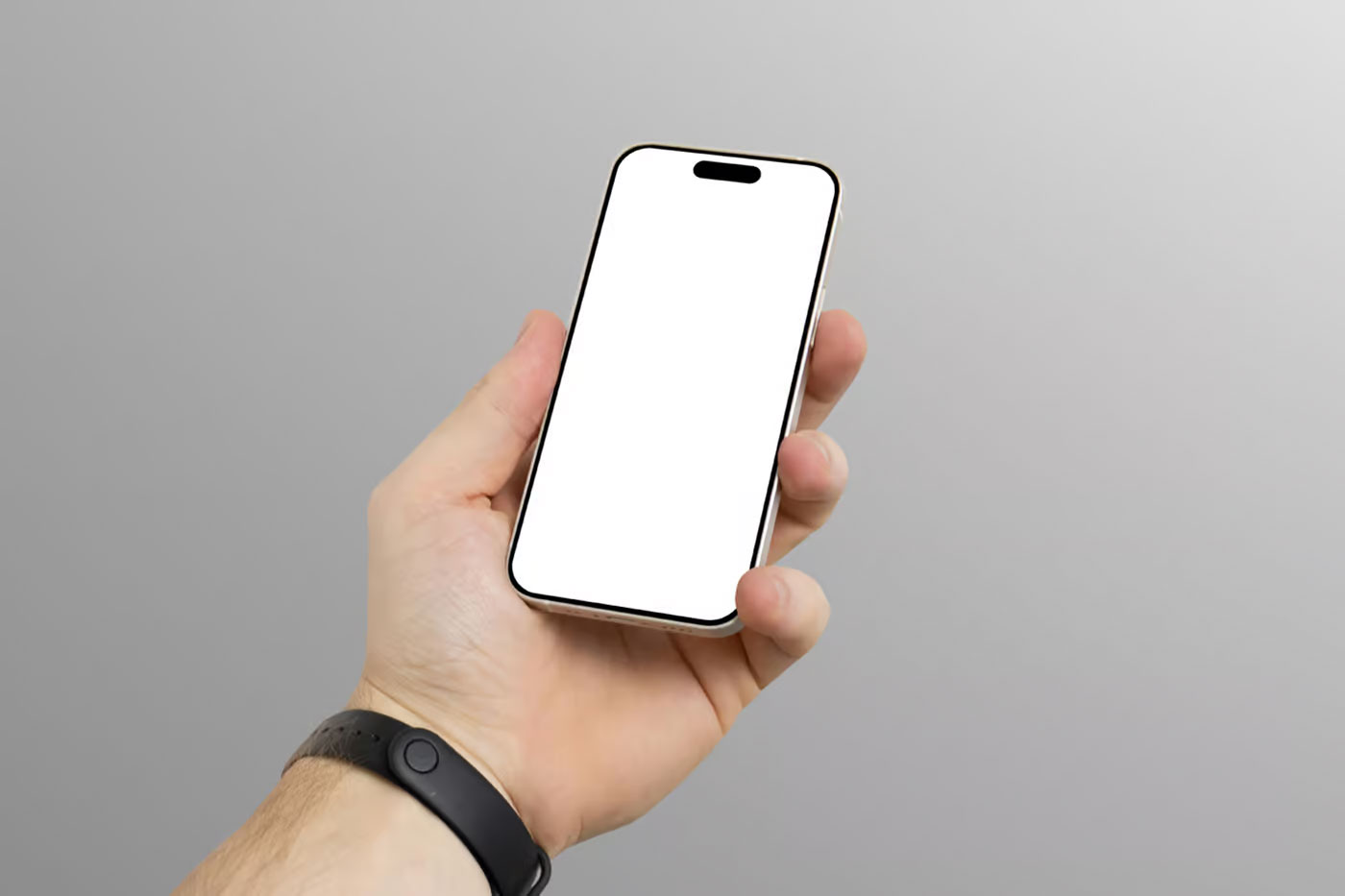 Free iPhone 16 Pro Mockup PSD Template