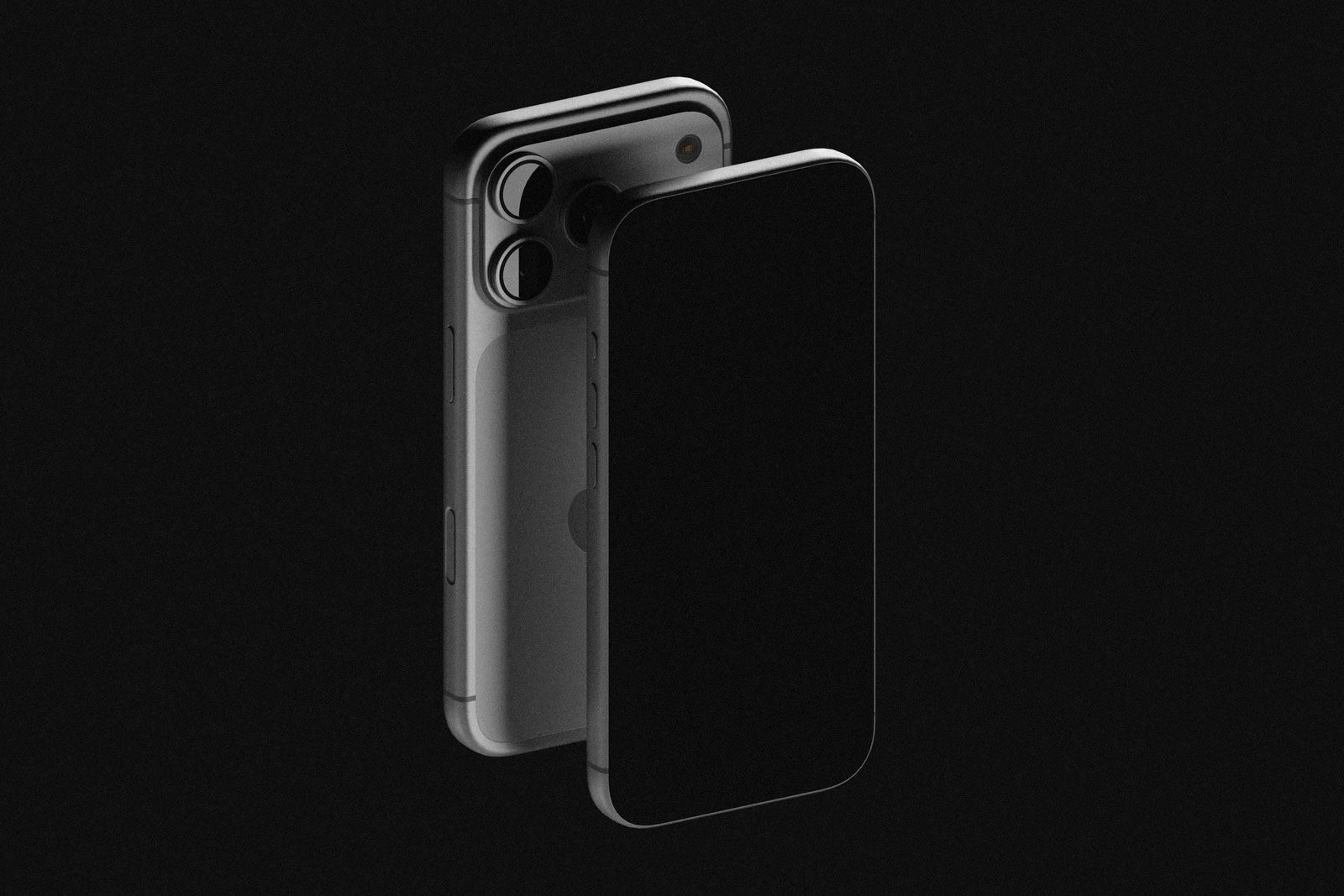 Free iPhone 17 Pro Mockup PSD Template