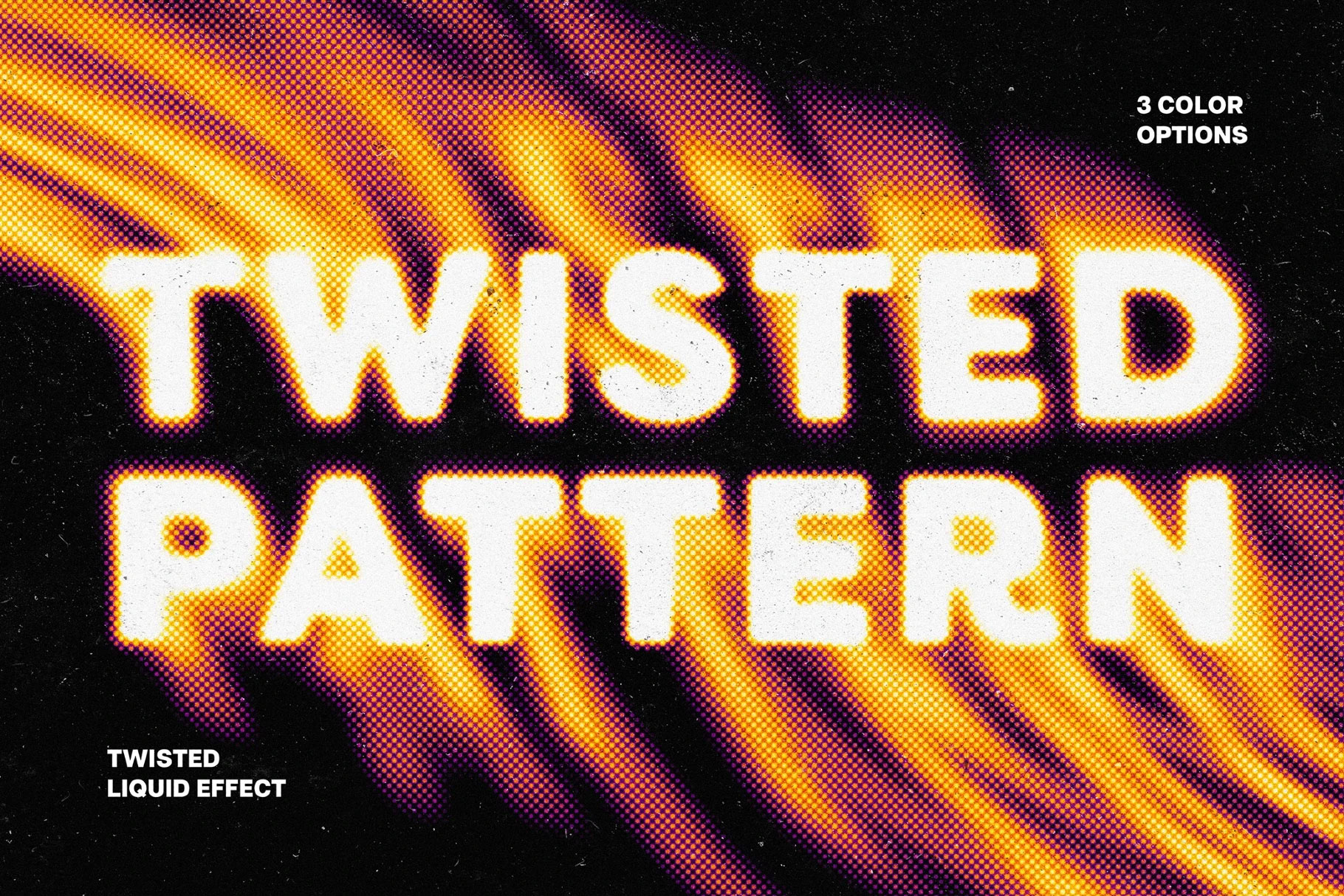 Free Liquid Twisted Text Effect / Logo Mockup PSD Template