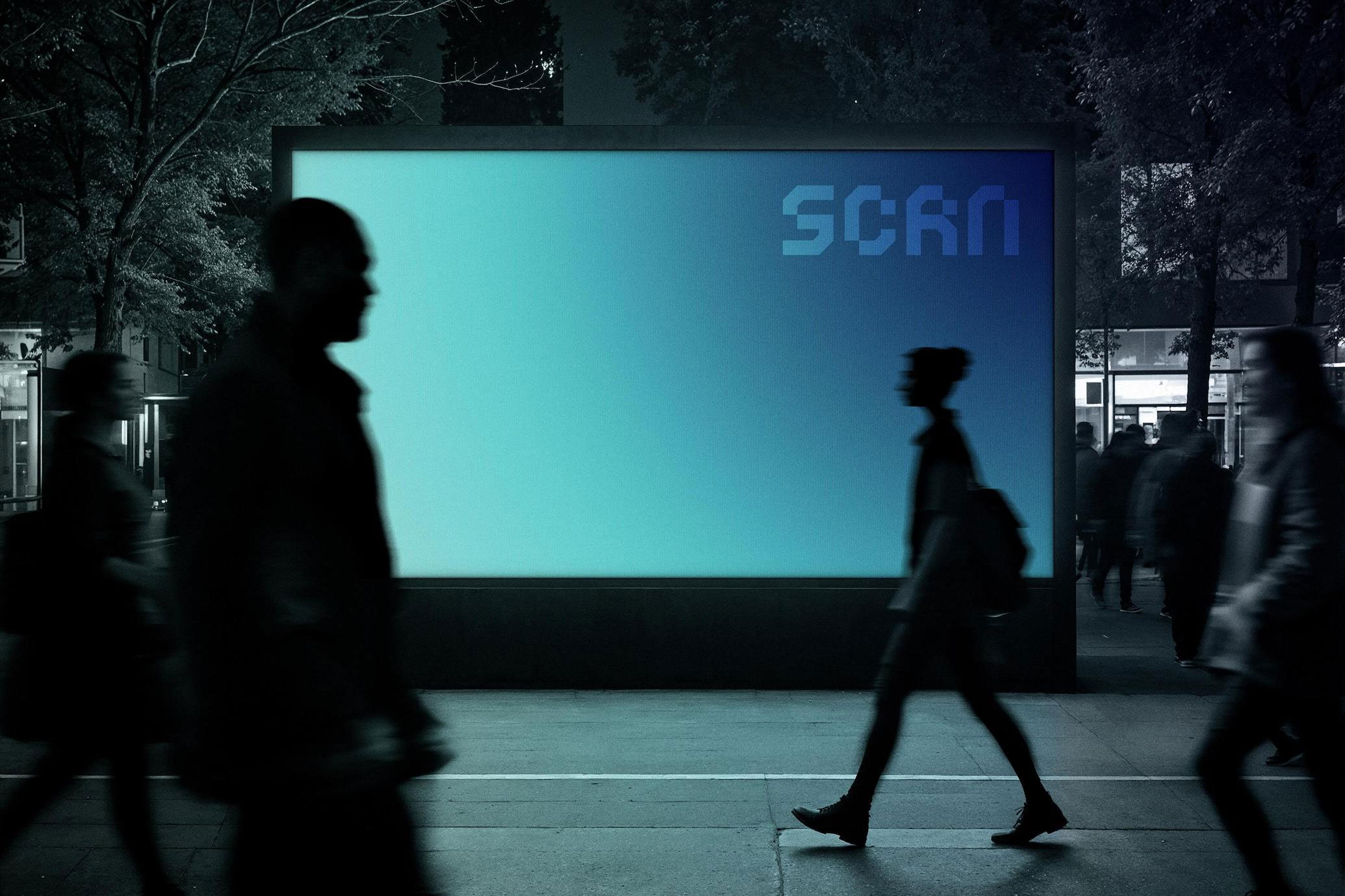 Free Outdoor LED Screen Mockup PSD Template