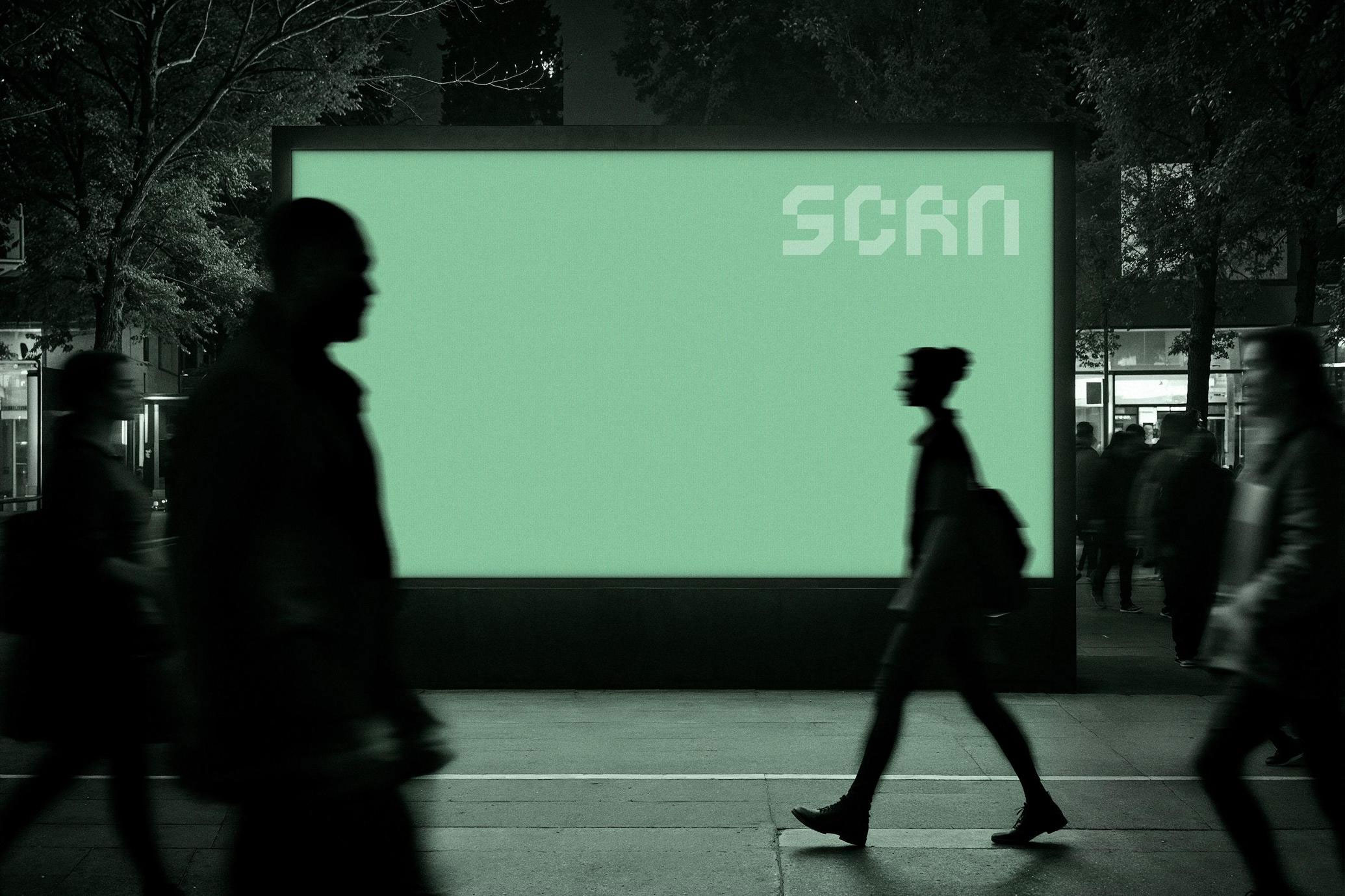 Free Outdoor LED Screen Mockup PSD Template