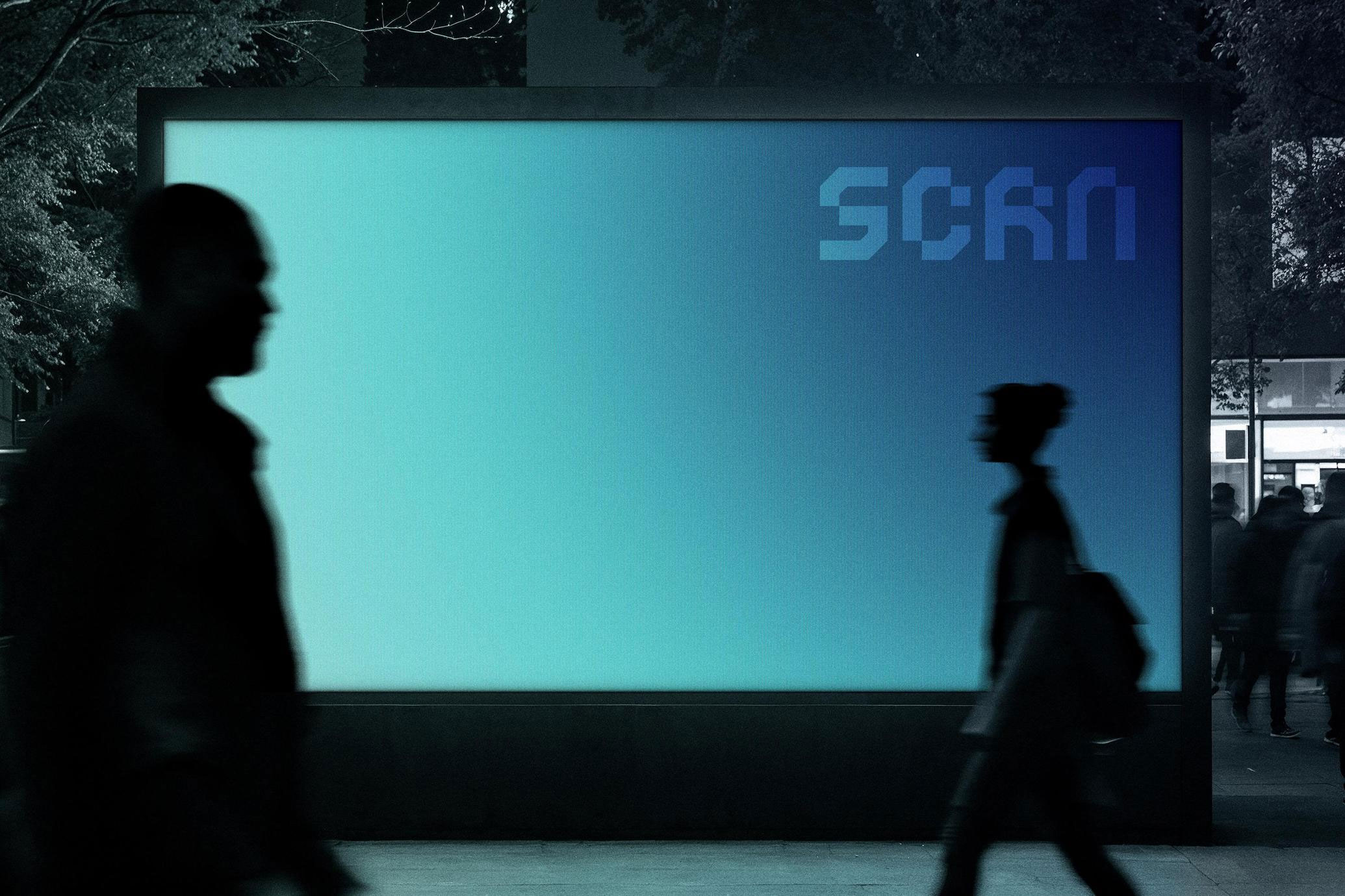 Free Outdoor LED Screen Mockup PSD Template