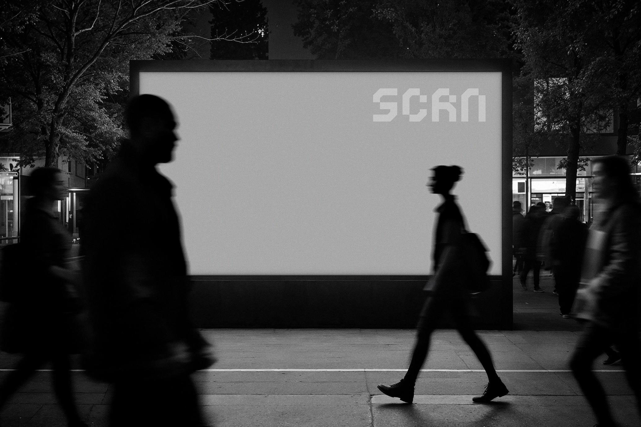 Free Outdoor LED Screen Mockup PSD Template