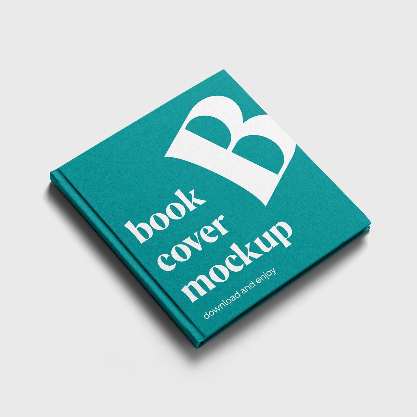 Free Perspective Lying Book Mockup PSD Template