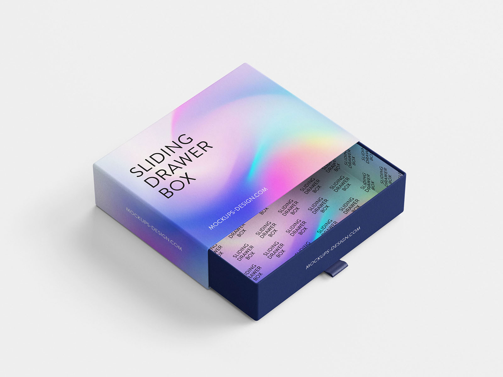 Free Sliding Drawer Box Mockup PSD Template