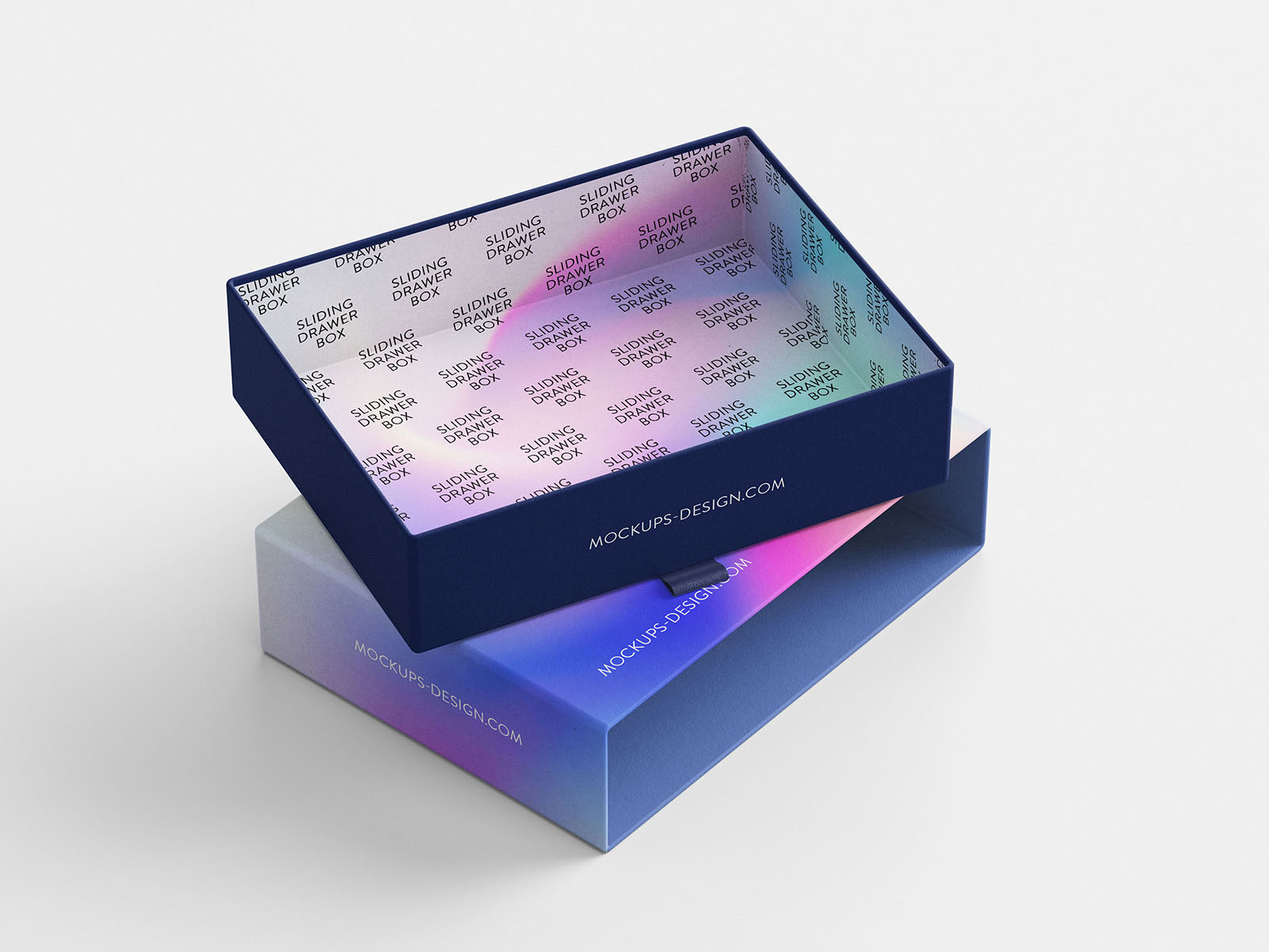 Free Sliding Drawer Box Mockup PSD Template
