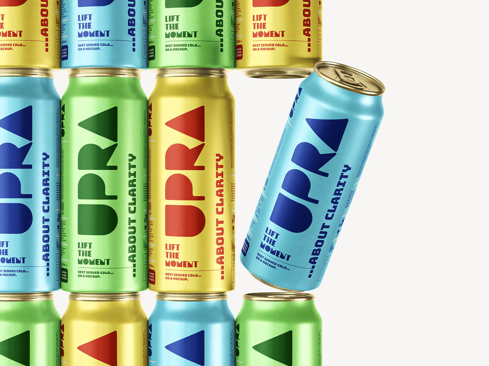 Free Slim Can Mockup PSD Template
