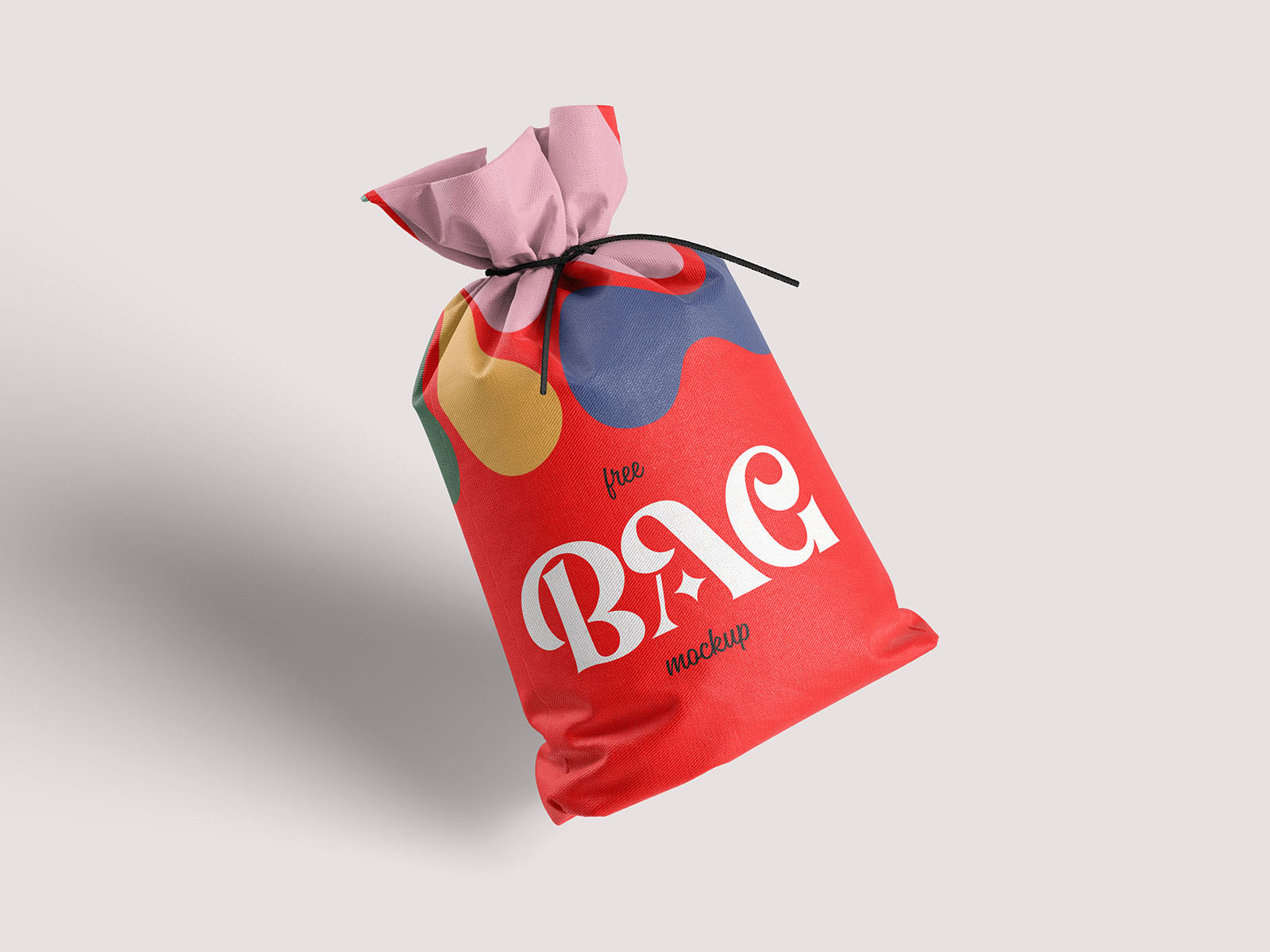 Free Small Canvas Bag Mockup PSD Template