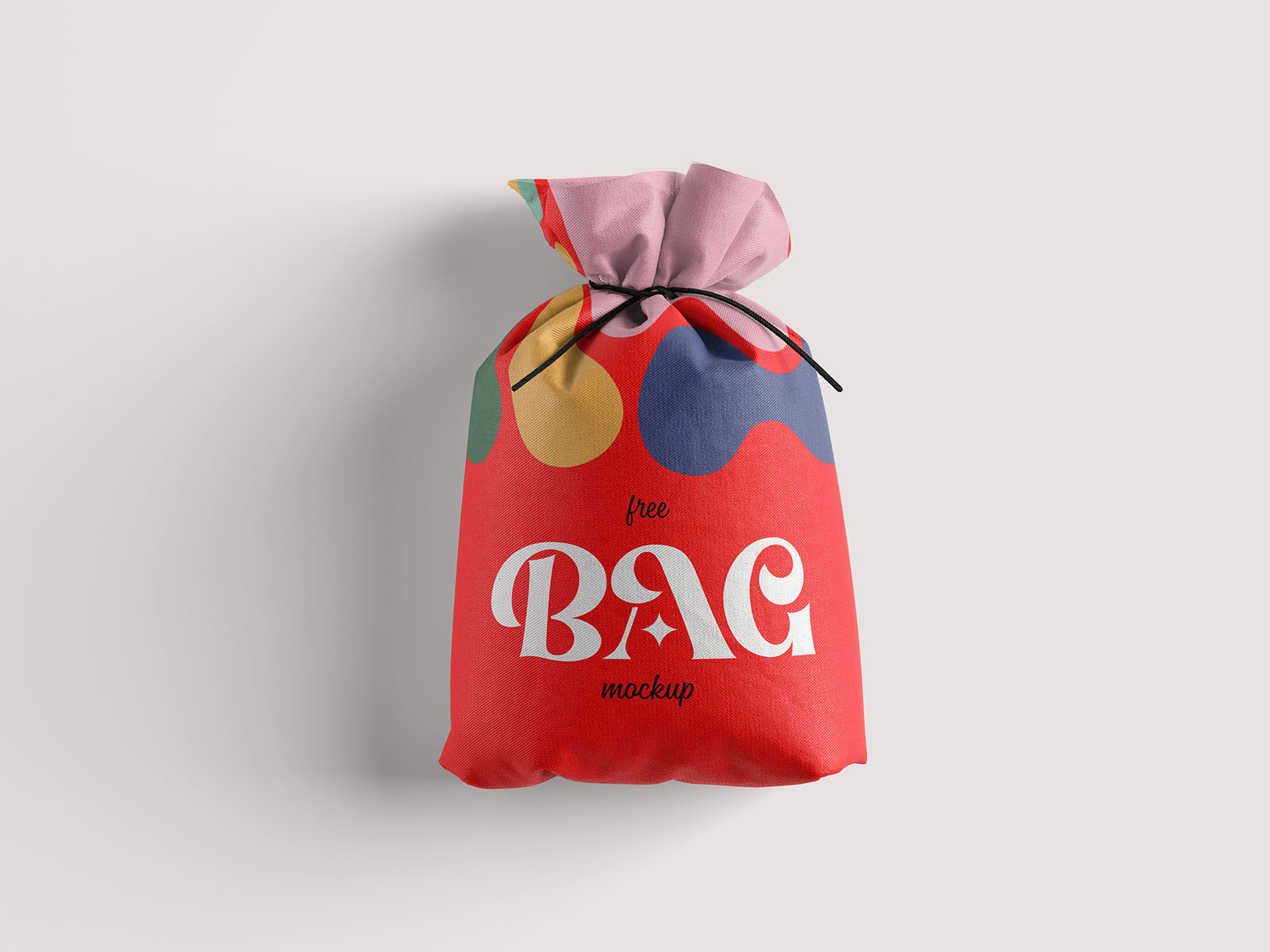 Free Small Canvas Bag Mockup PSD Template