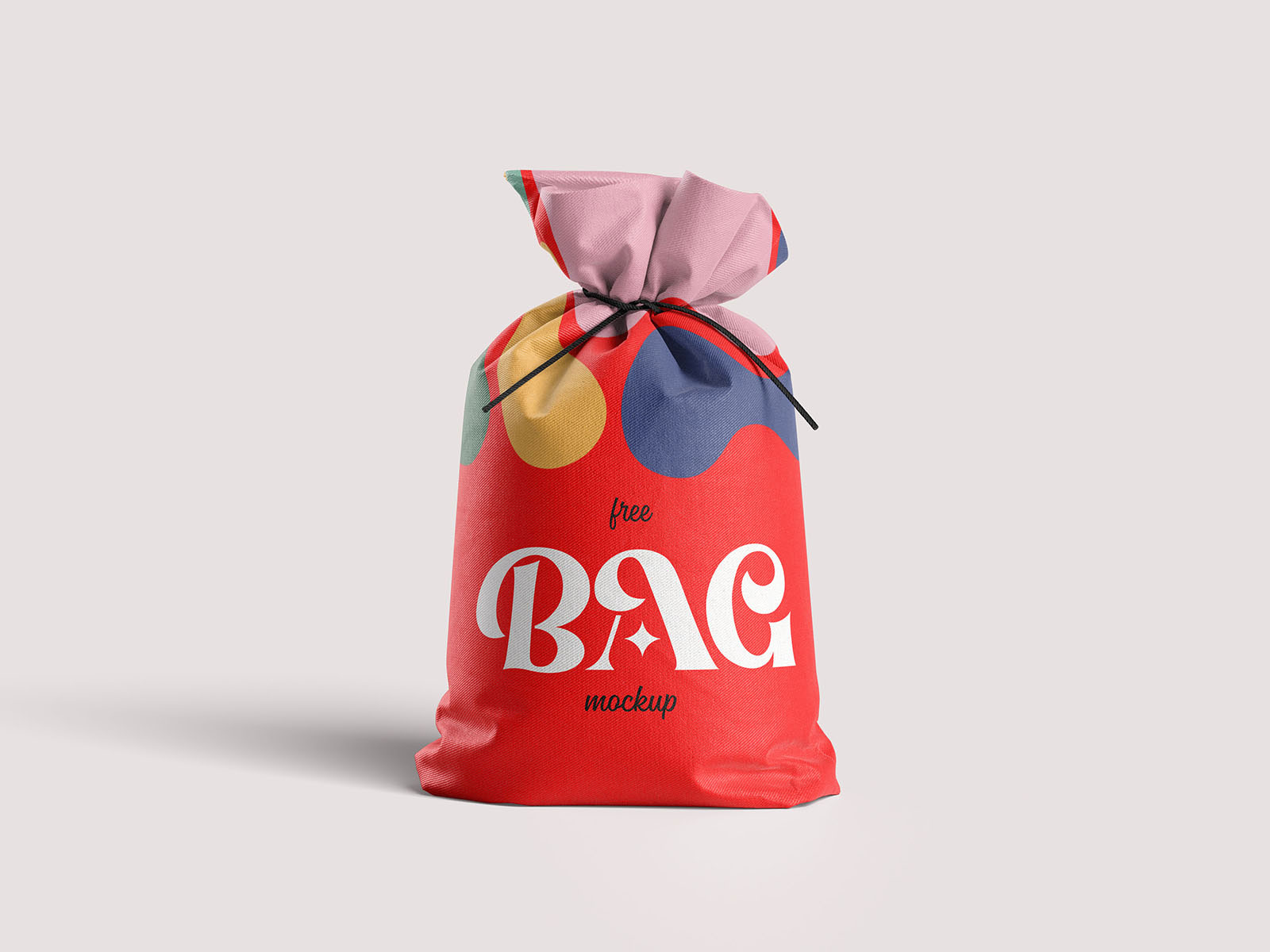 Free Small Canvas Bag Mockup PSD Template