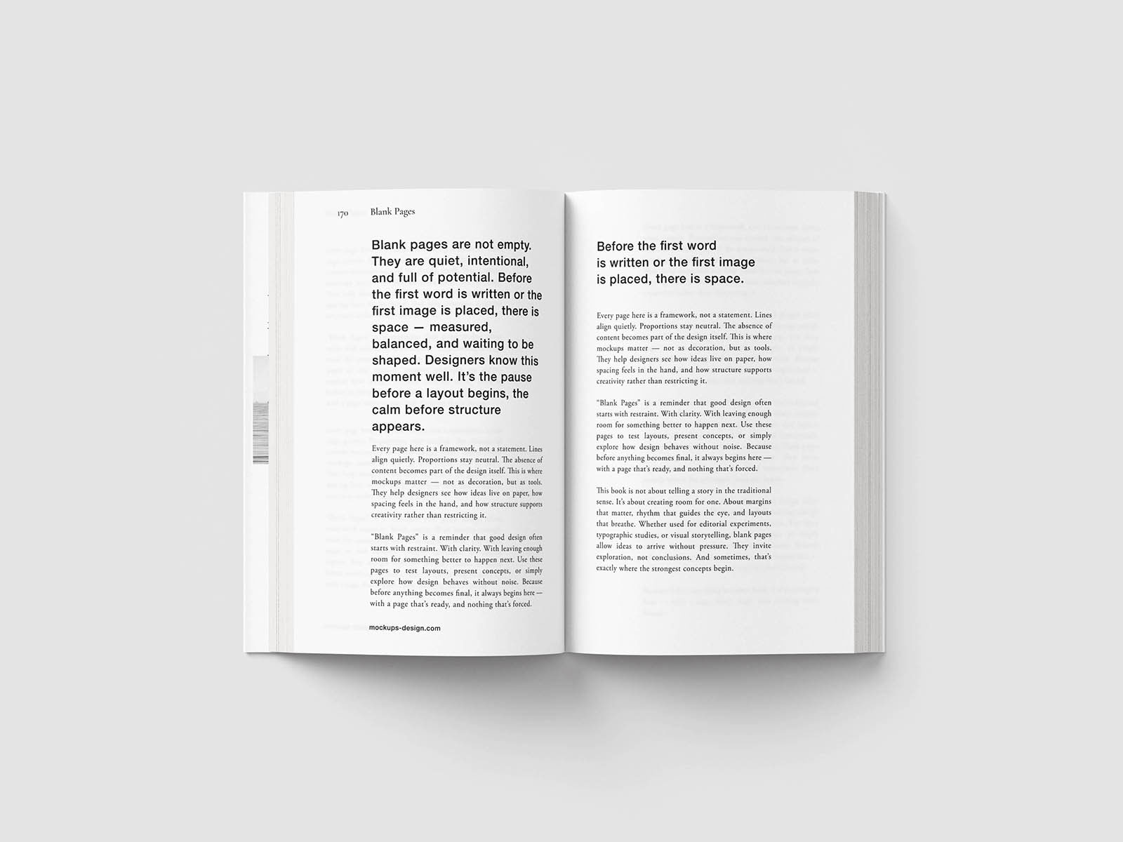 Free Softcover Book with Flaps Mockup PSD Template