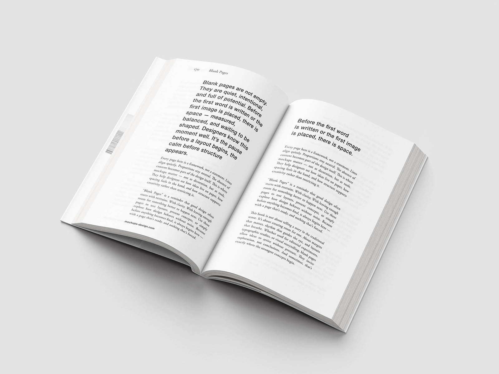 Free Softcover Book with Flaps Mockup PSD Template