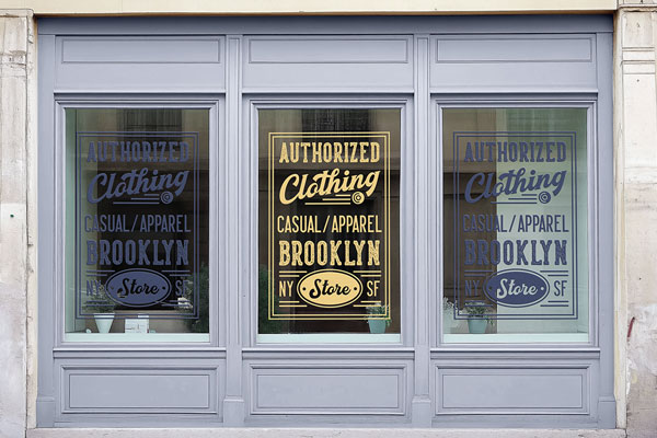 Free Street Storefront Mockup PSD Template