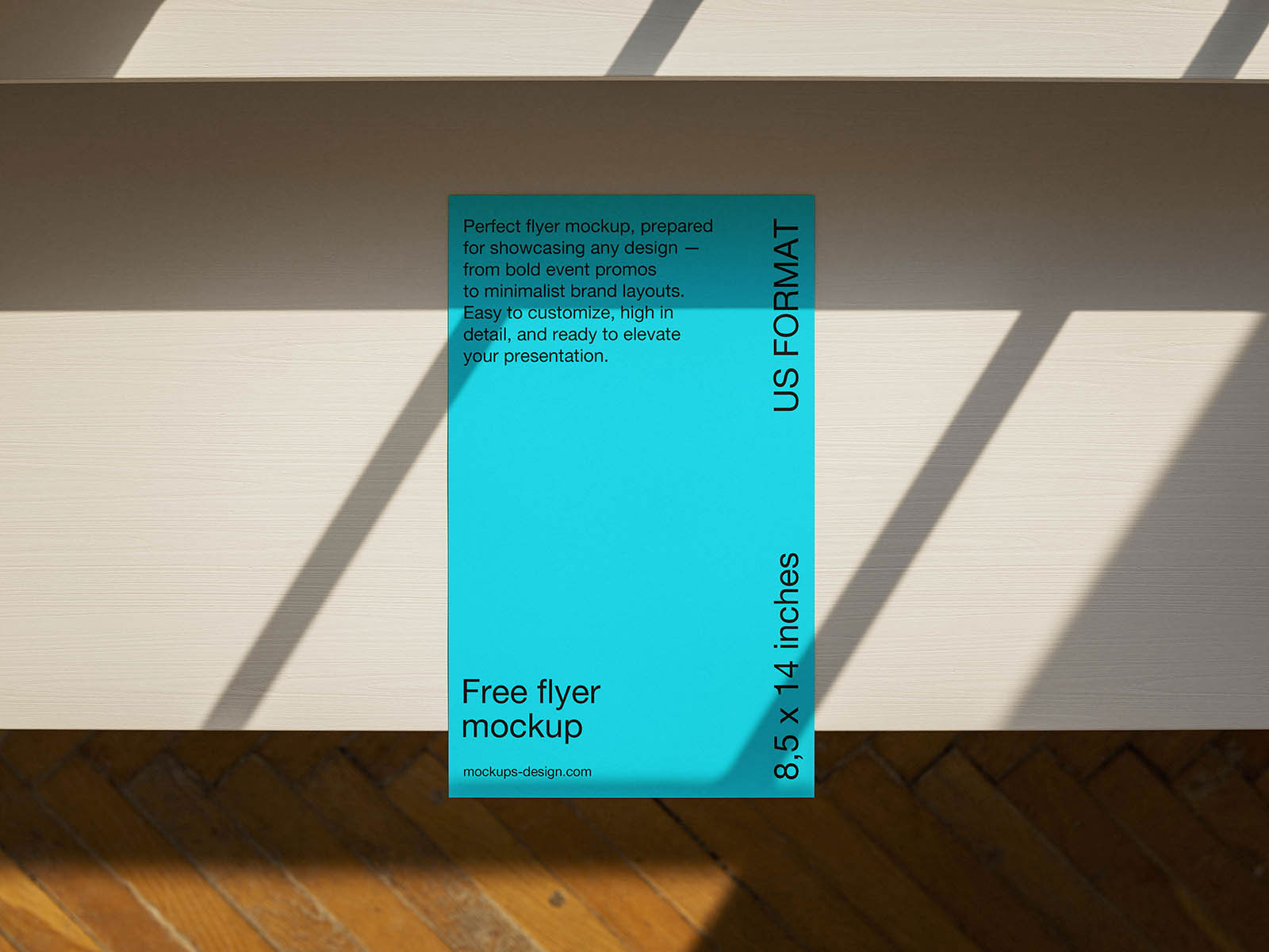 Free Sunlit Flyer Mockup PSD Template