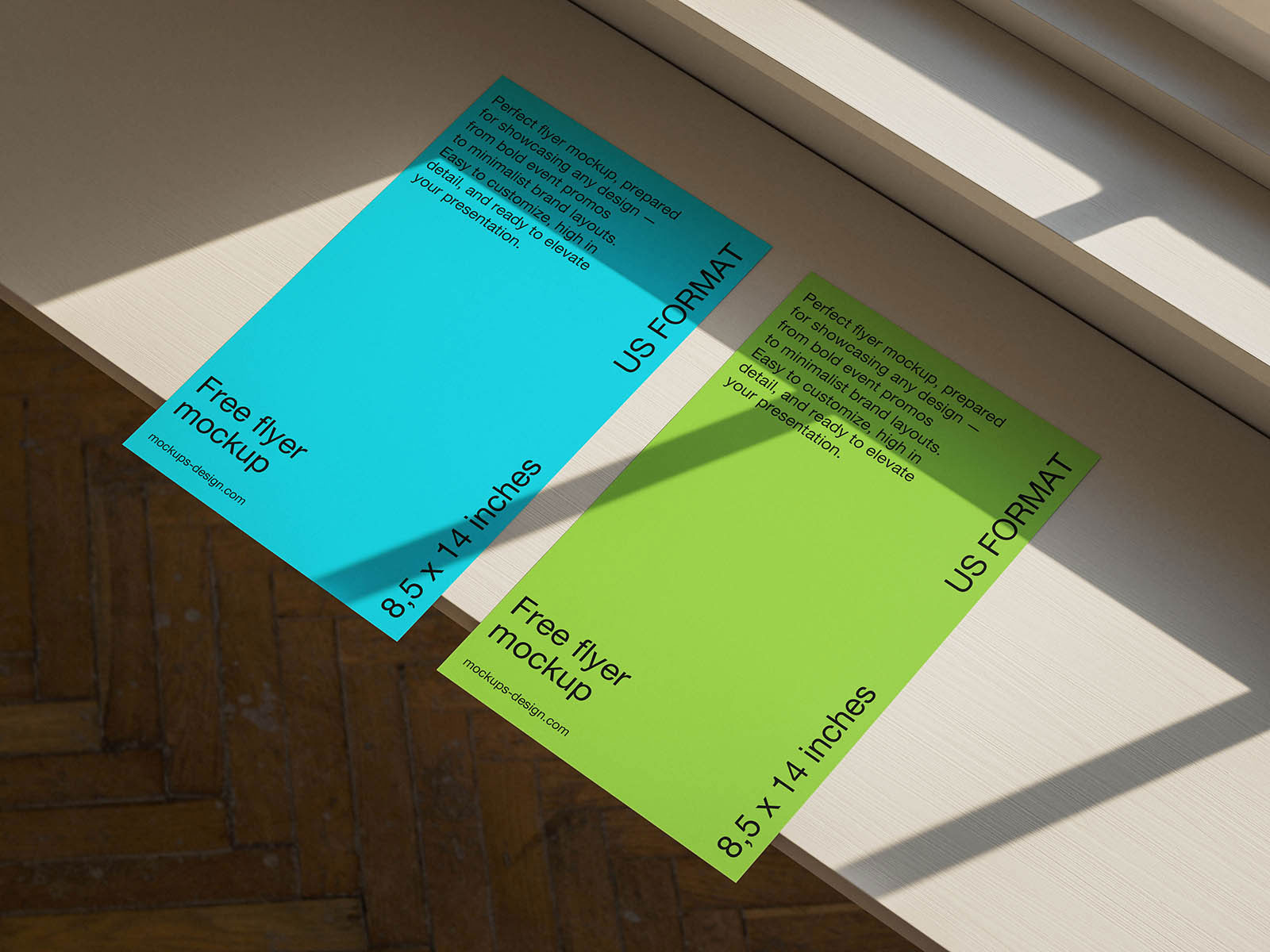 Free Sunlit Flyer Mockup PSD Template
