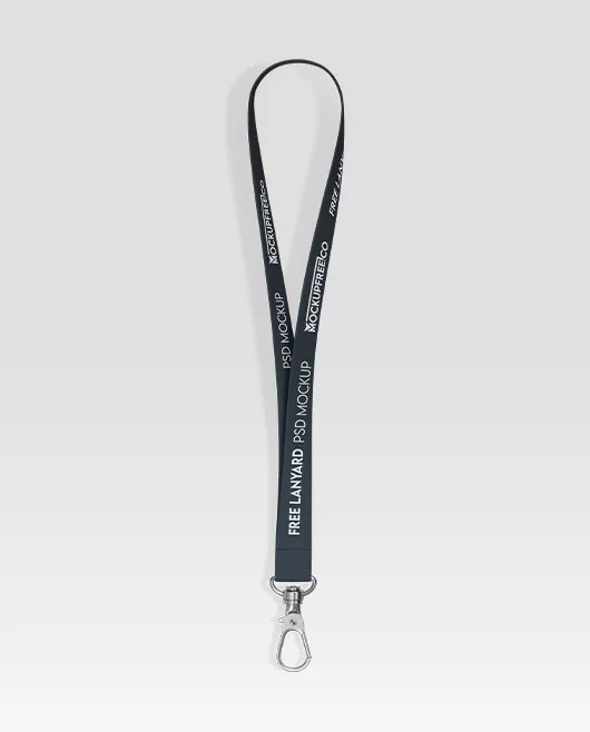 Free Three Lanyard Mockups PSD Template