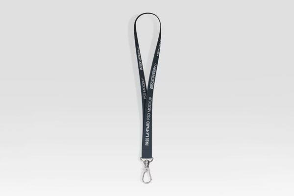 Free Three Lanyard Mockups PSD Template