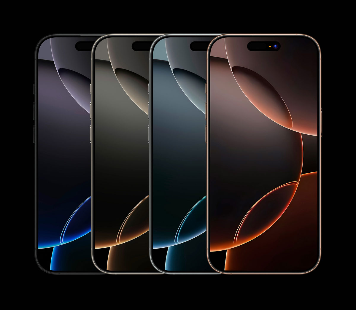 Free Titanium iPhone 16 Pro Mockup PSD Template
