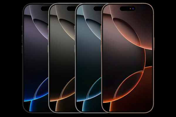 Free Titanium iPhone 16 Pro Mockup PSD Template