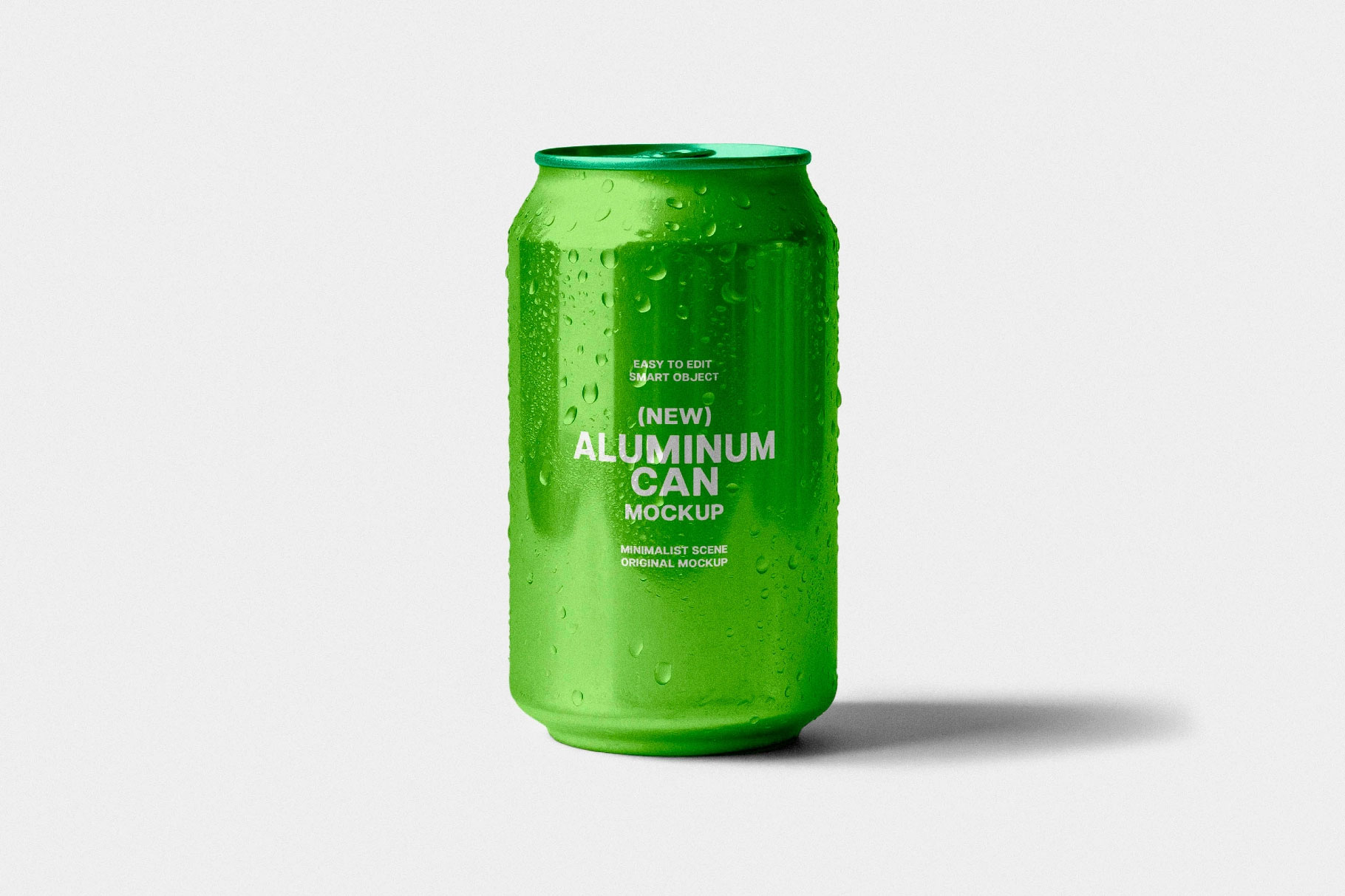 Free Aluminum Can Mockup PSD Template