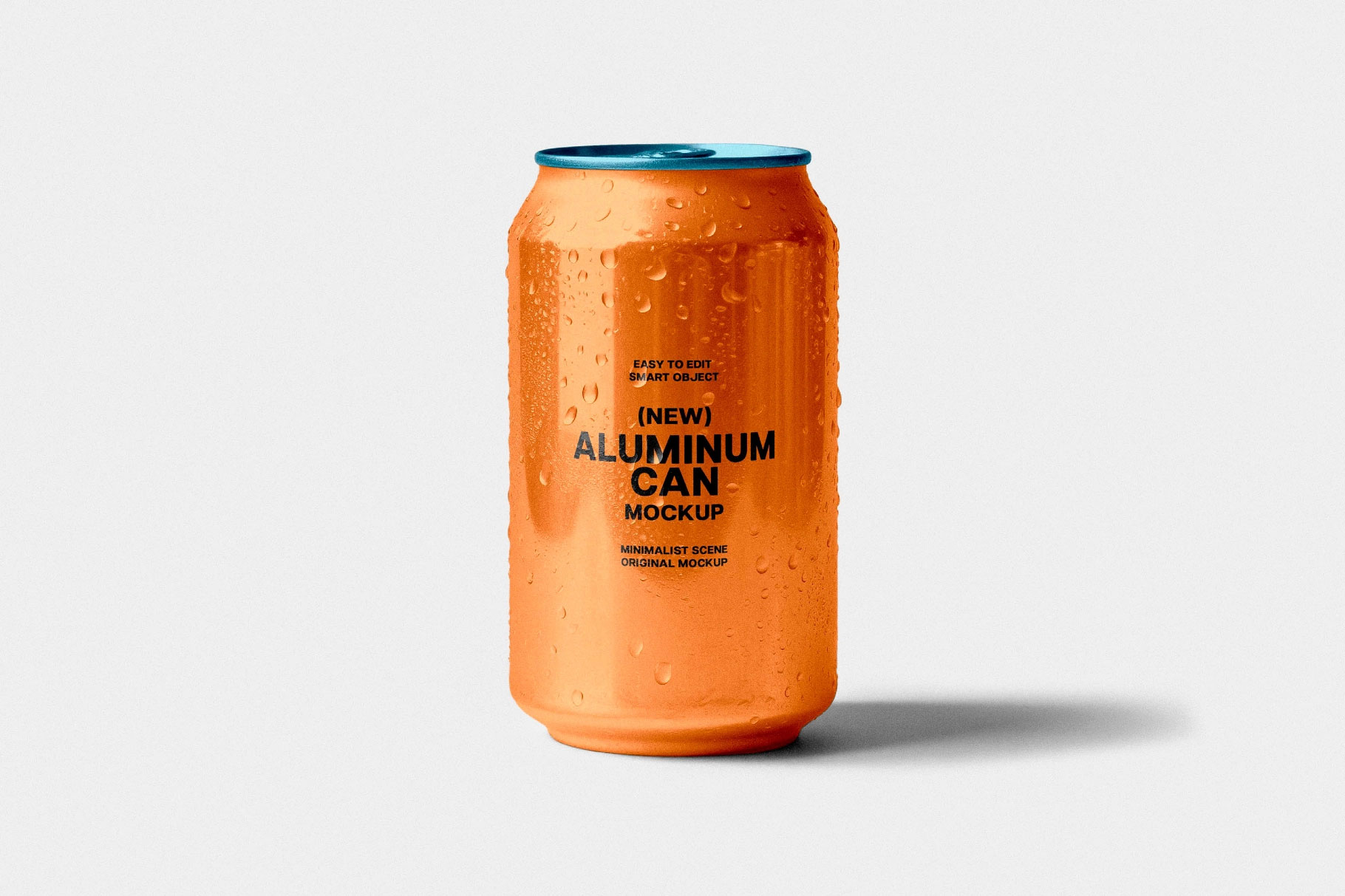 Free Aluminum Can Mockup PSD Template