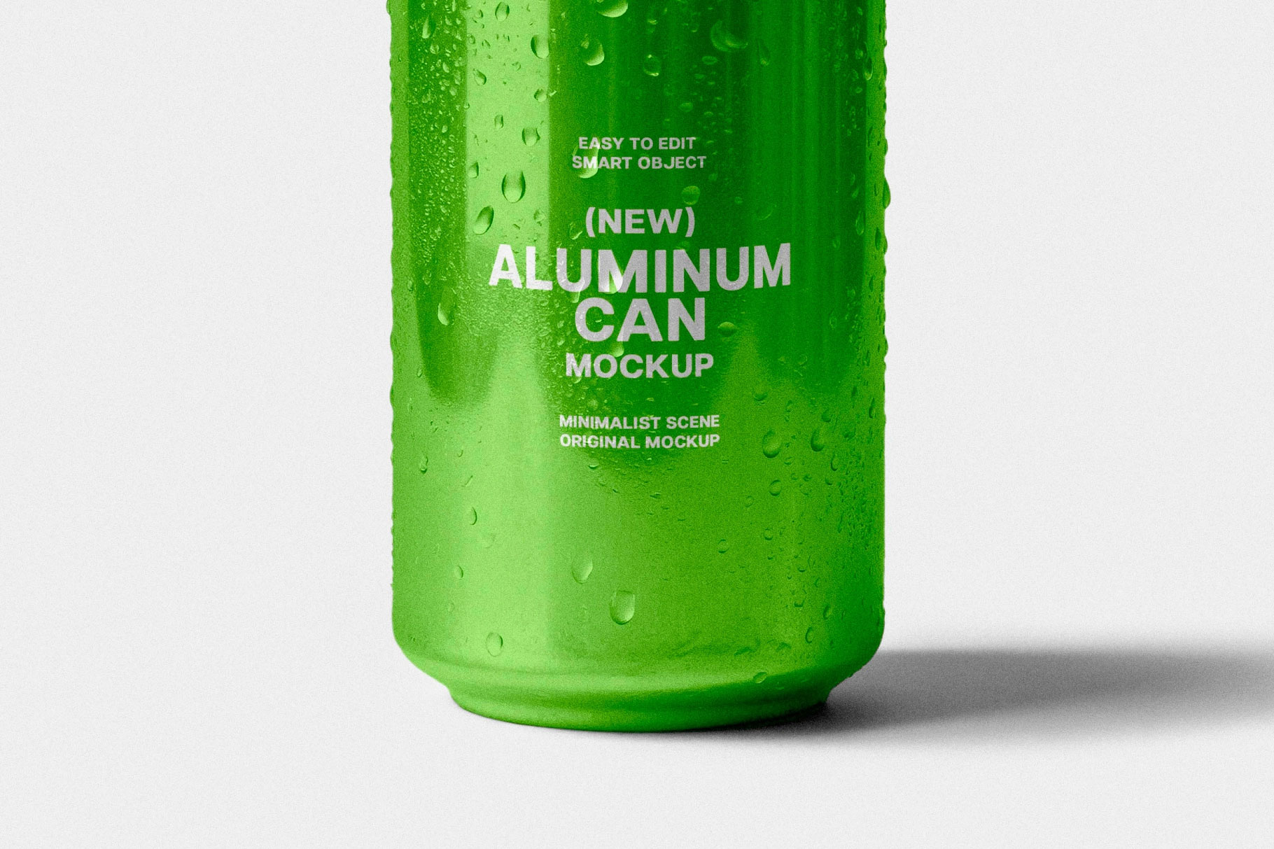 Free Aluminum Can Mockup PSD Template