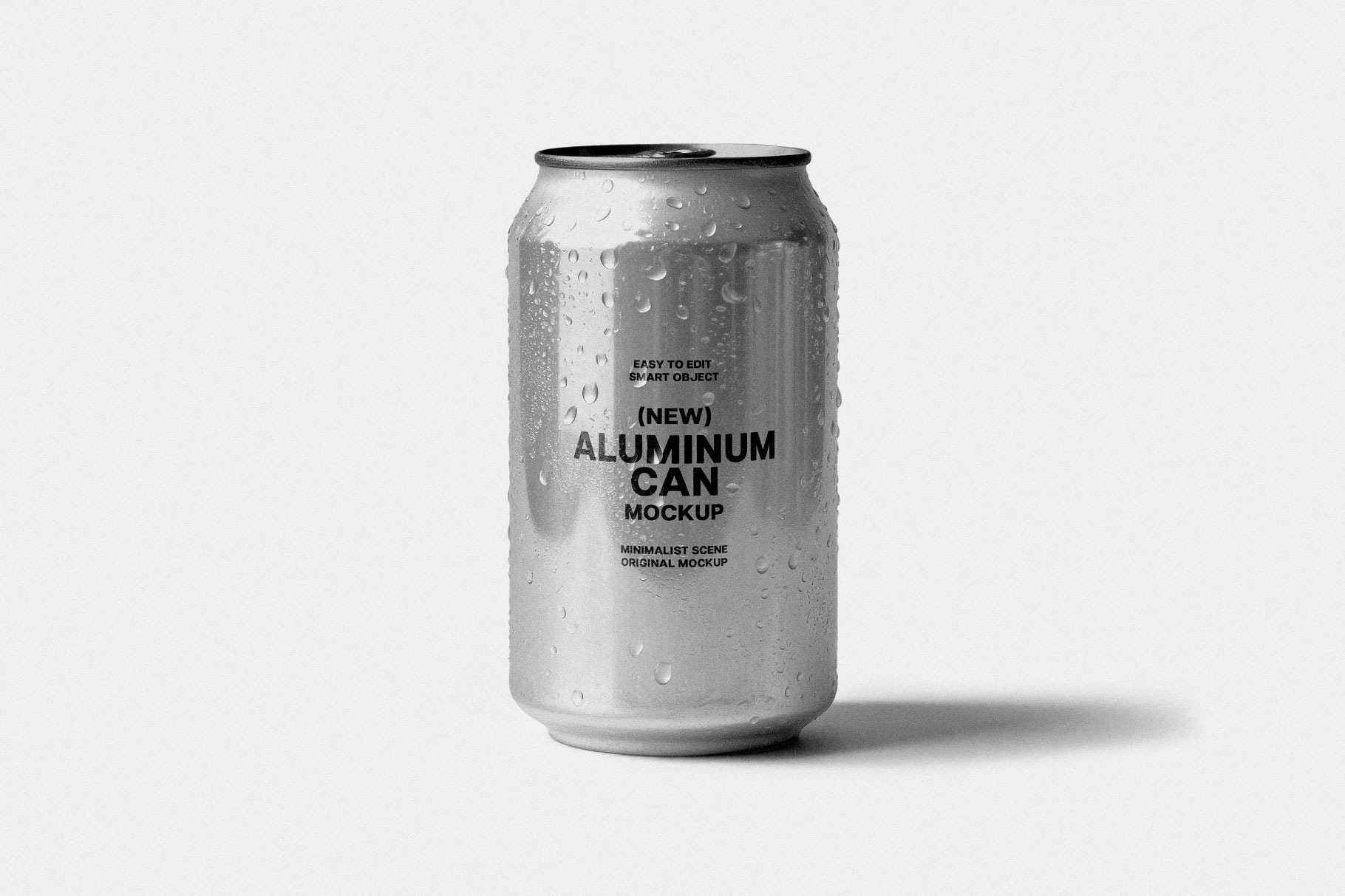 Free Aluminum Can Mockup PSD Template