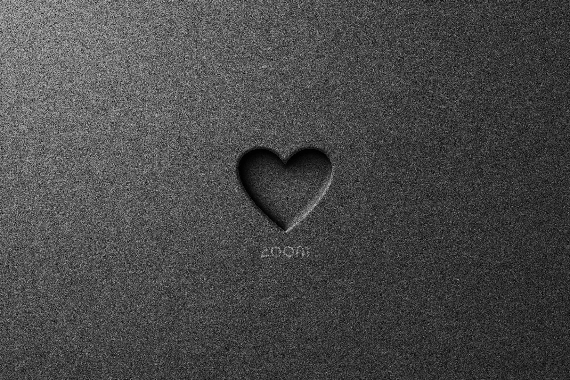 Free Black Paper Debossed Effect / Logo Mockup PSD Template