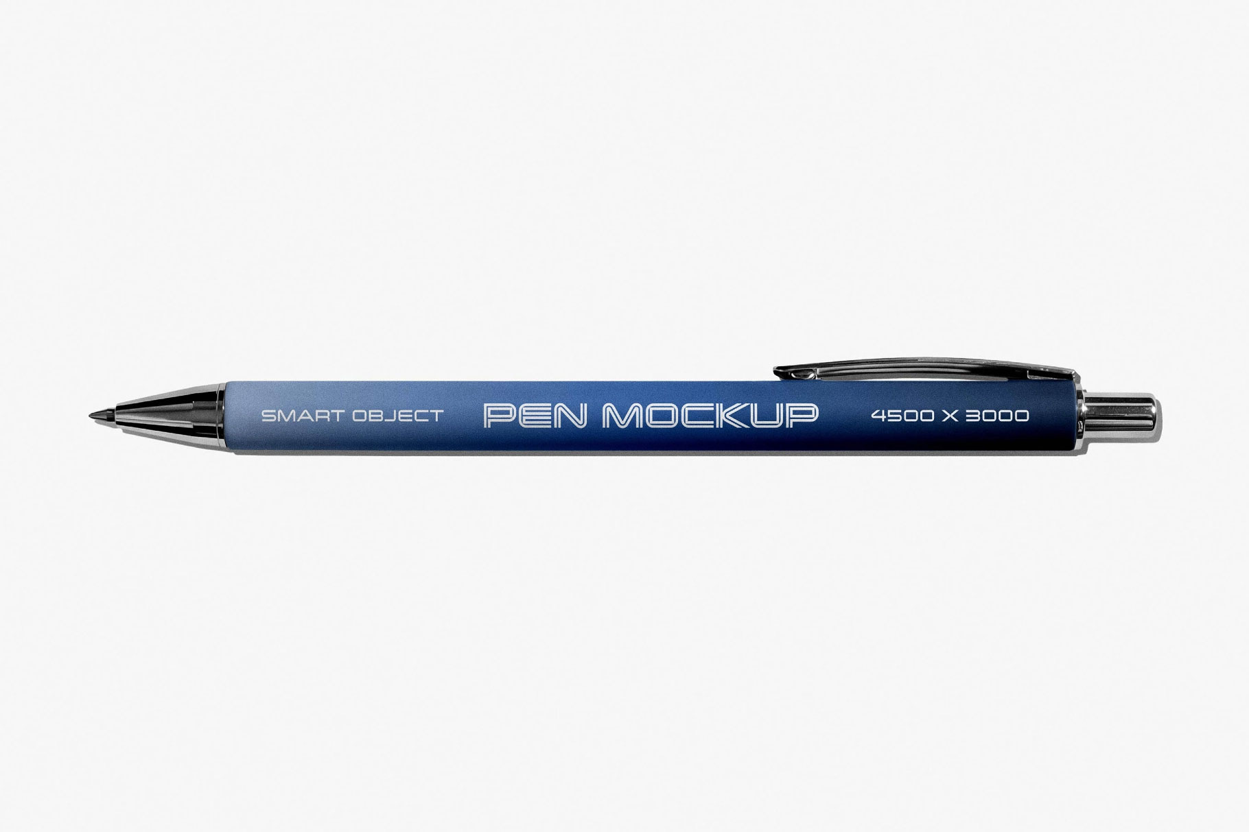 Free Branded Retractable Pen Mockup PSD Template
