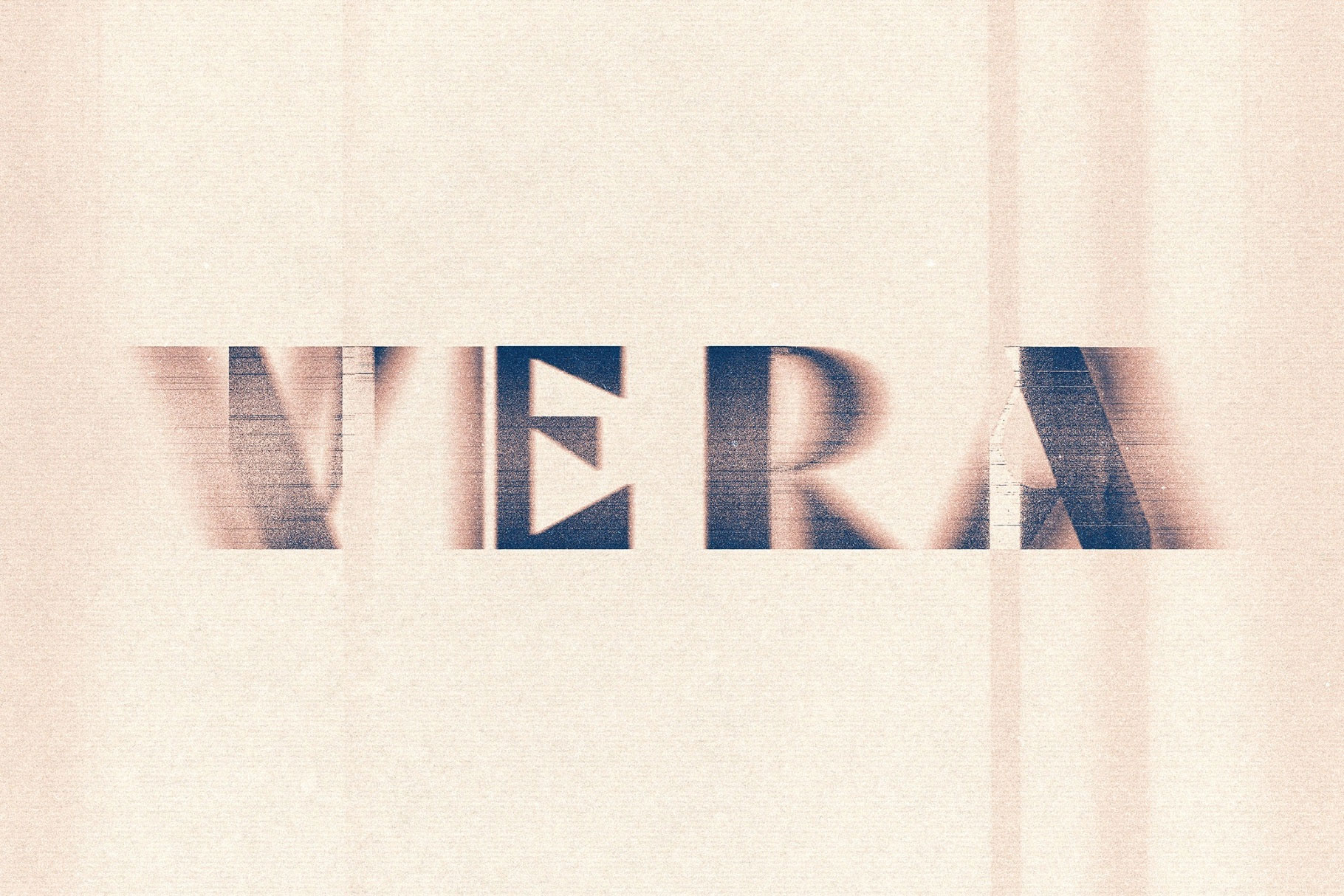 Free Broken Printer Text Effect / Logo Mockup PSD Template