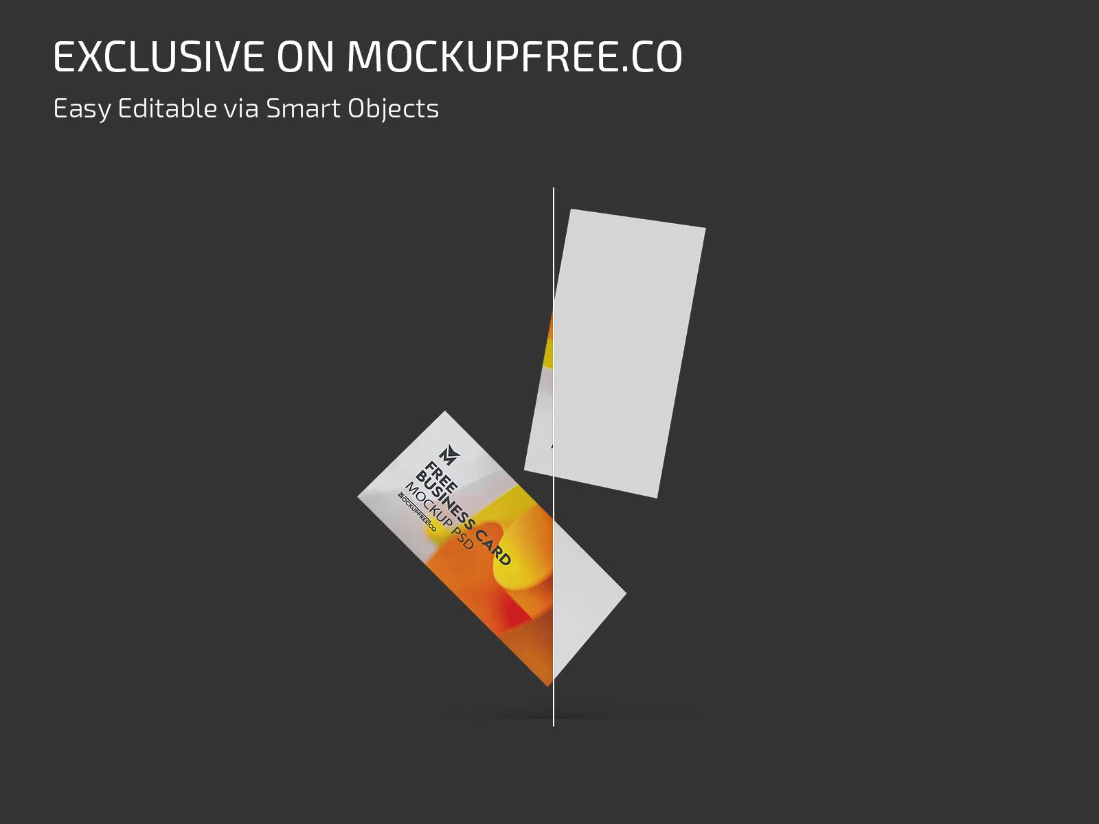 Free Business Card Mockup PSD Template
