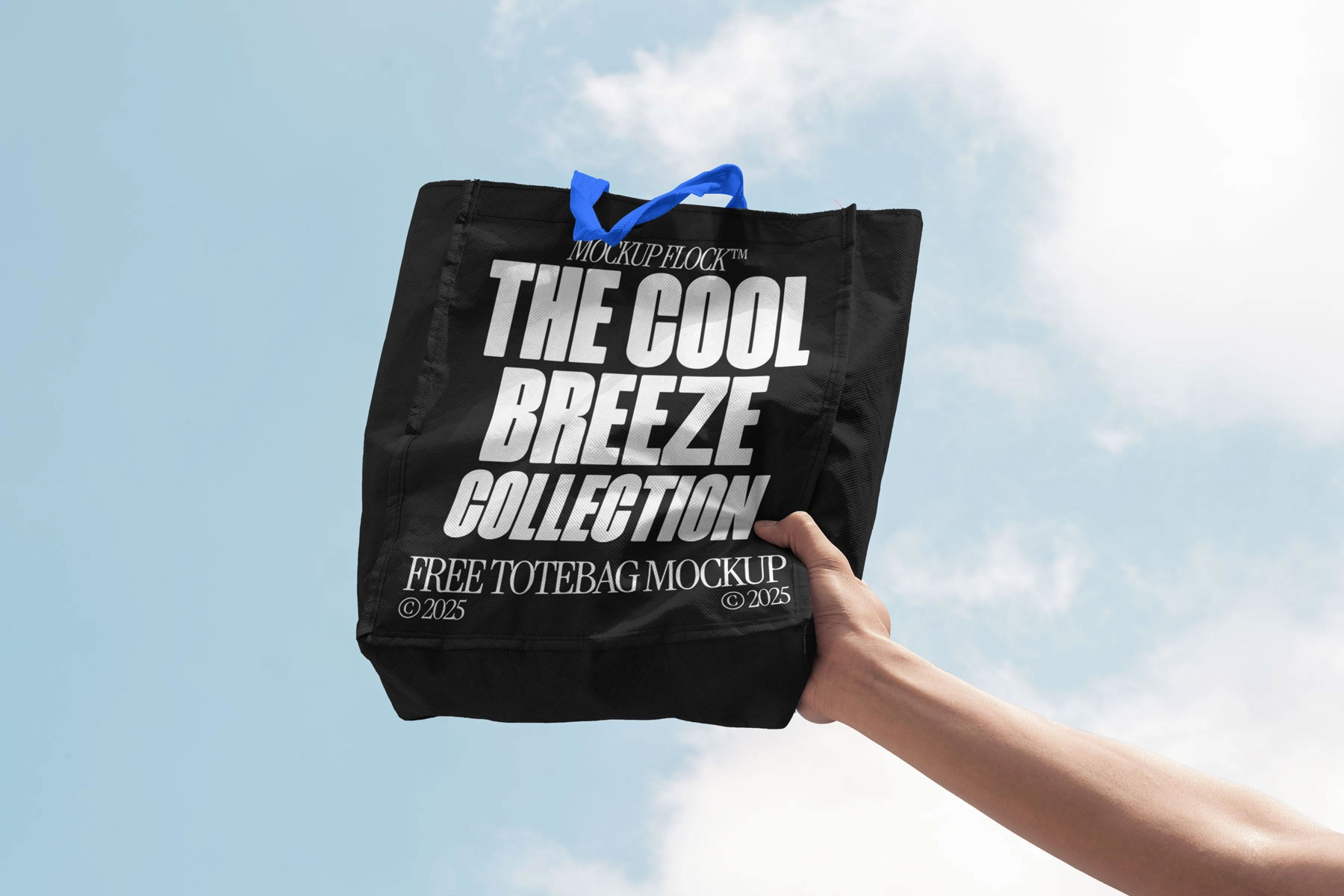 Free CB Tote Bag Mockup PSD Template