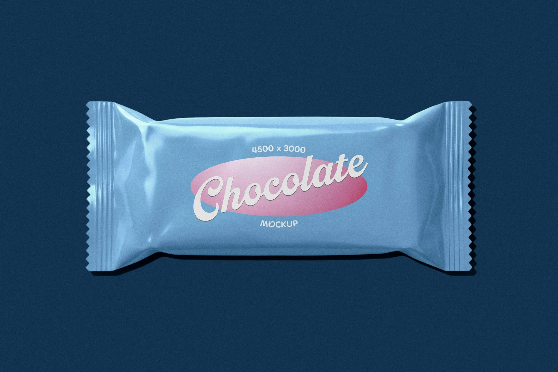 Free Chocolate Bar Packaging Mockup PSD Template