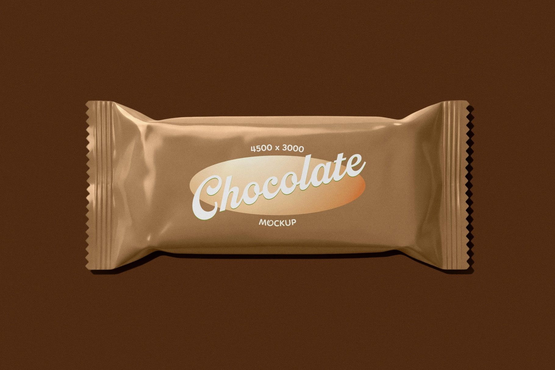 Free Chocolate Bar Packaging Mockup PSD Template