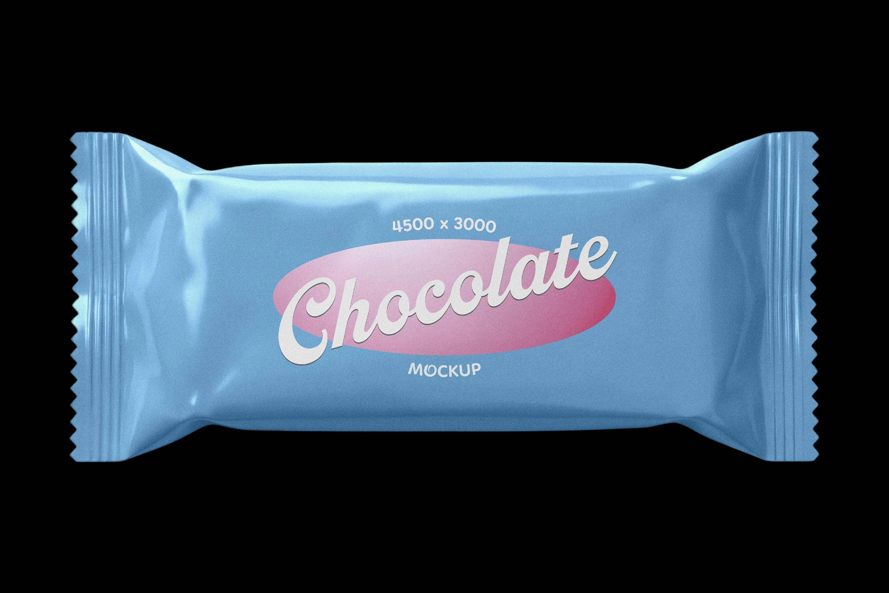 Free Chocolate Bar Packaging Mockup PSD Template