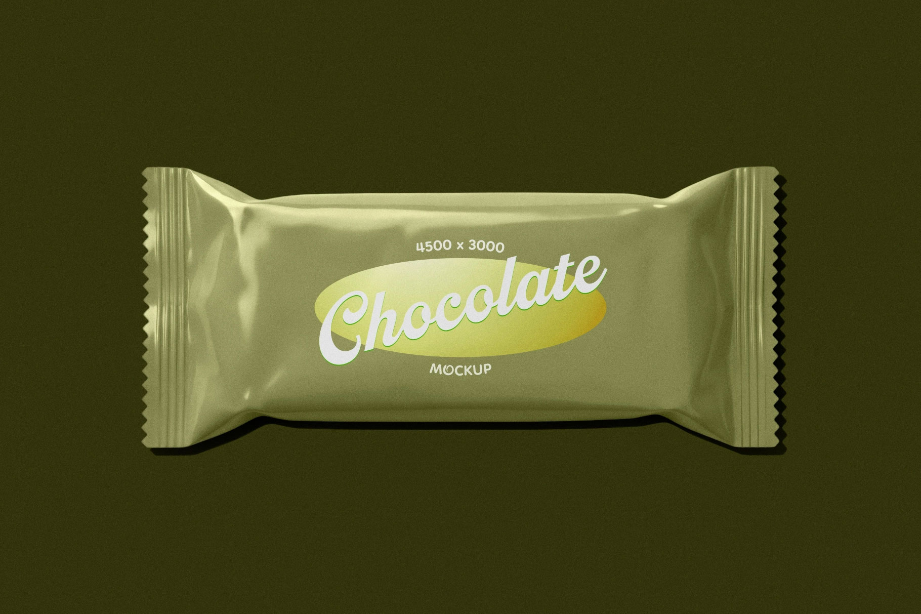 Free Chocolate Bar Packaging Mockup PSD Template