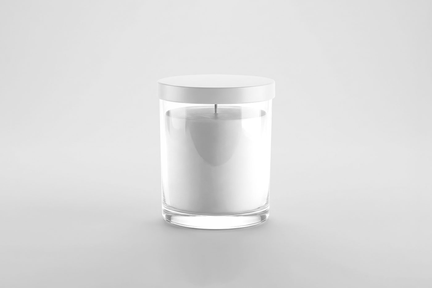 Free Closed Candle Mockup PSD Template