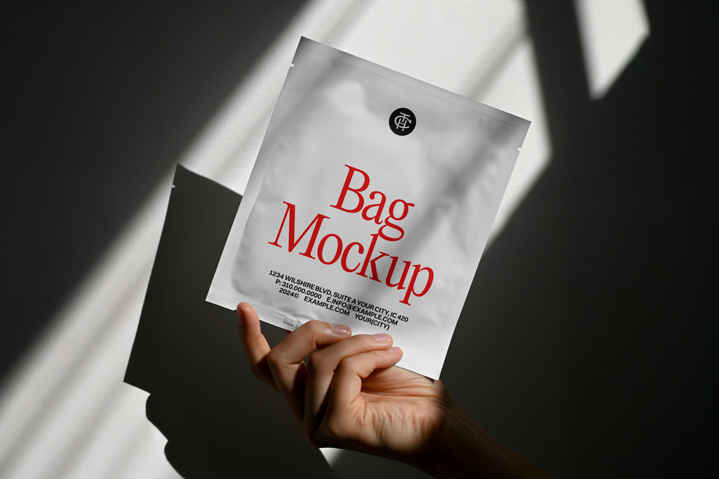 Free Cosmetic Cream Bag Mockup PSD Template