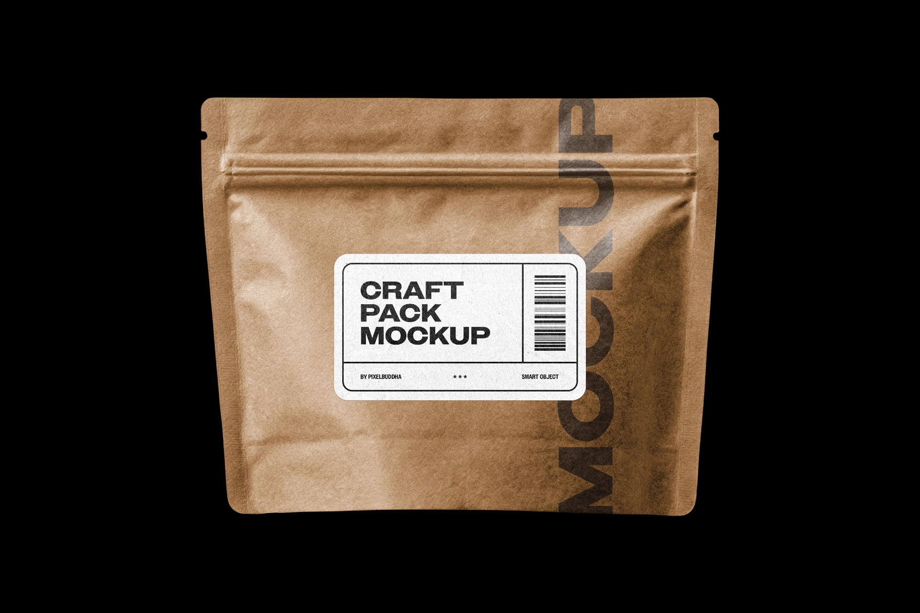 Free Craft Package Bag Mockup PSD Template